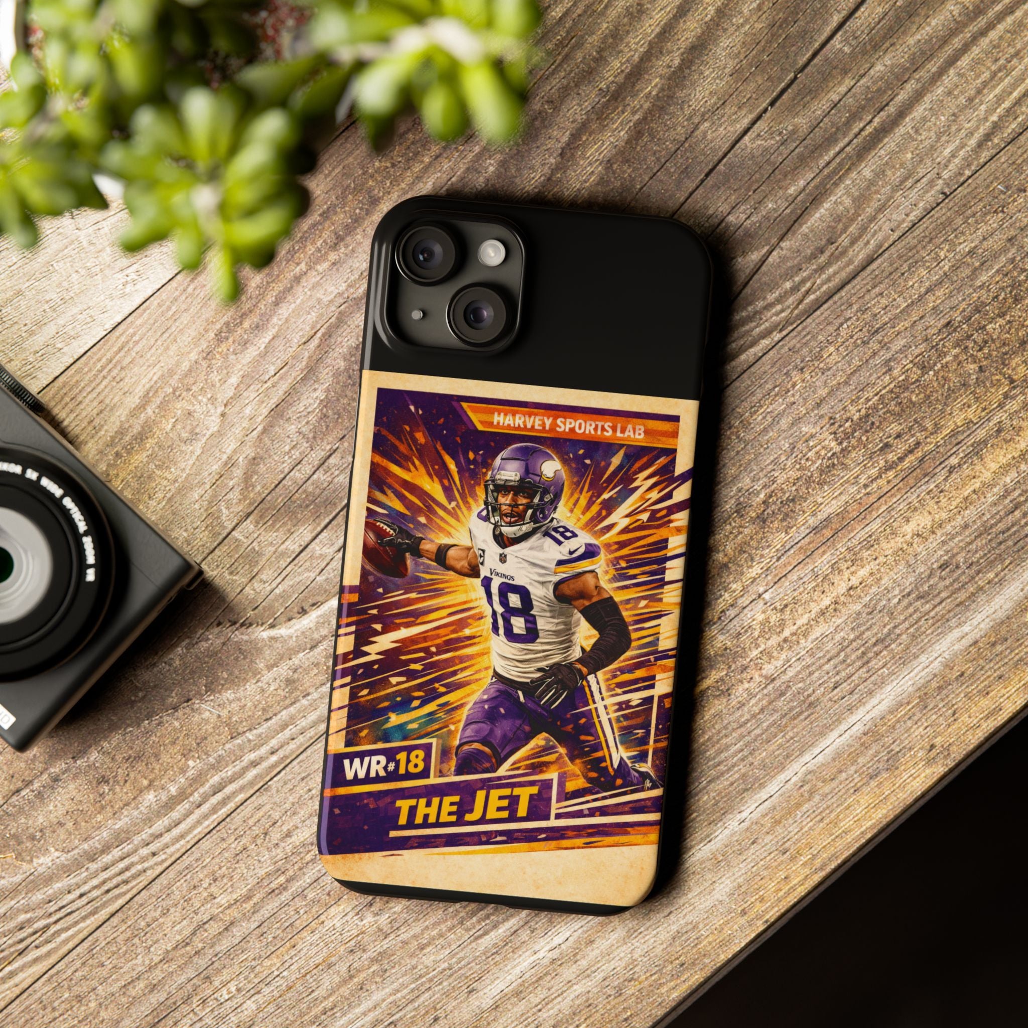 Slim Phone Case — "The Jet" Football Player Graphic