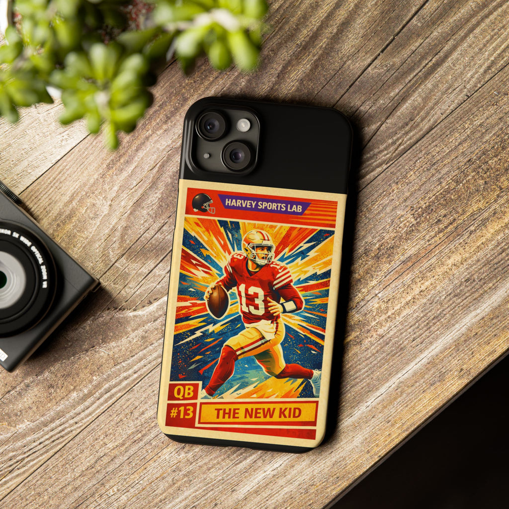 Retro Football QB Phone Case — "The New Kid" Slim Protective Case