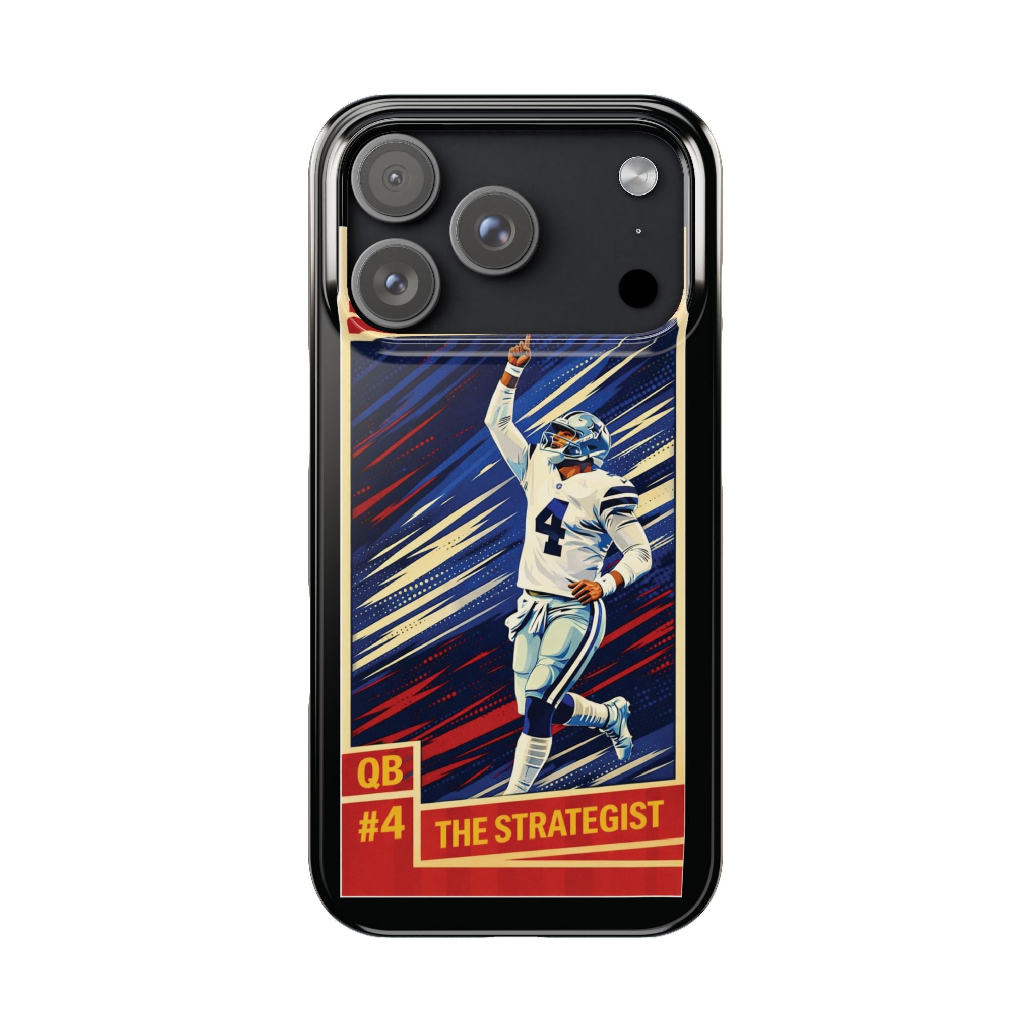 Football QB “The Strategist” Slim Phone Case — Athletic Gamer Fan Gear