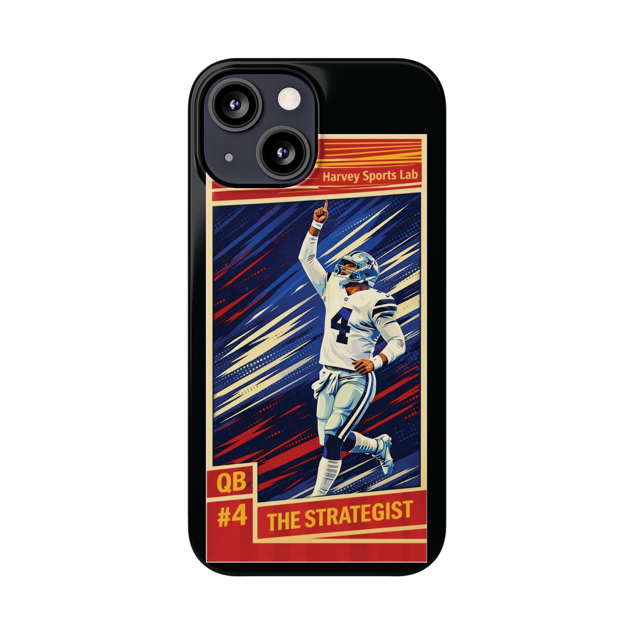 Football QB “The Strategist” Slim Phone Case — Athletic Gamer Fan Gear