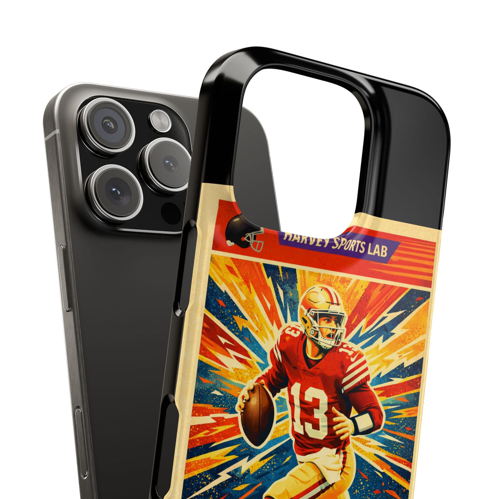 Retro Football QB Phone Case — "The New Kid" Slim Protective Case