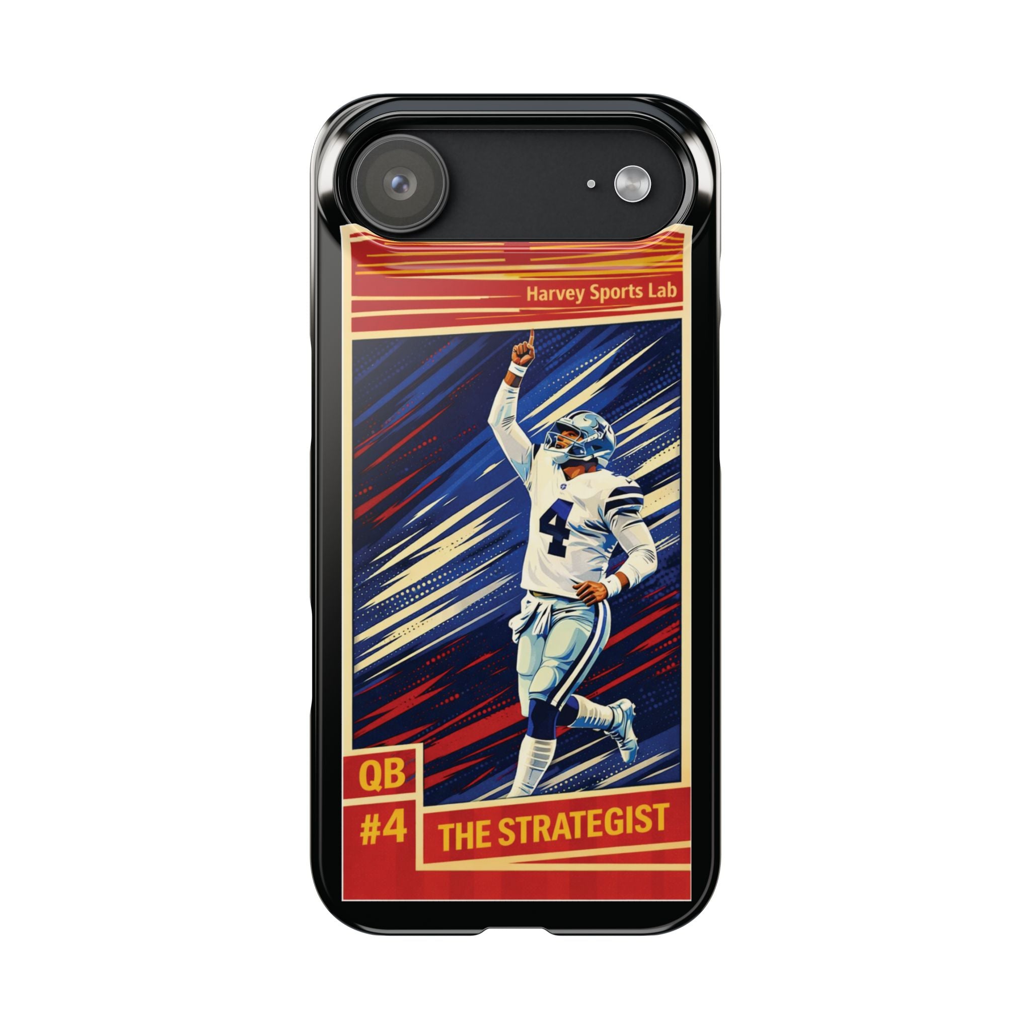 Football QB “The Strategist” Slim Phone Case — Athletic Gamer Fan Gear