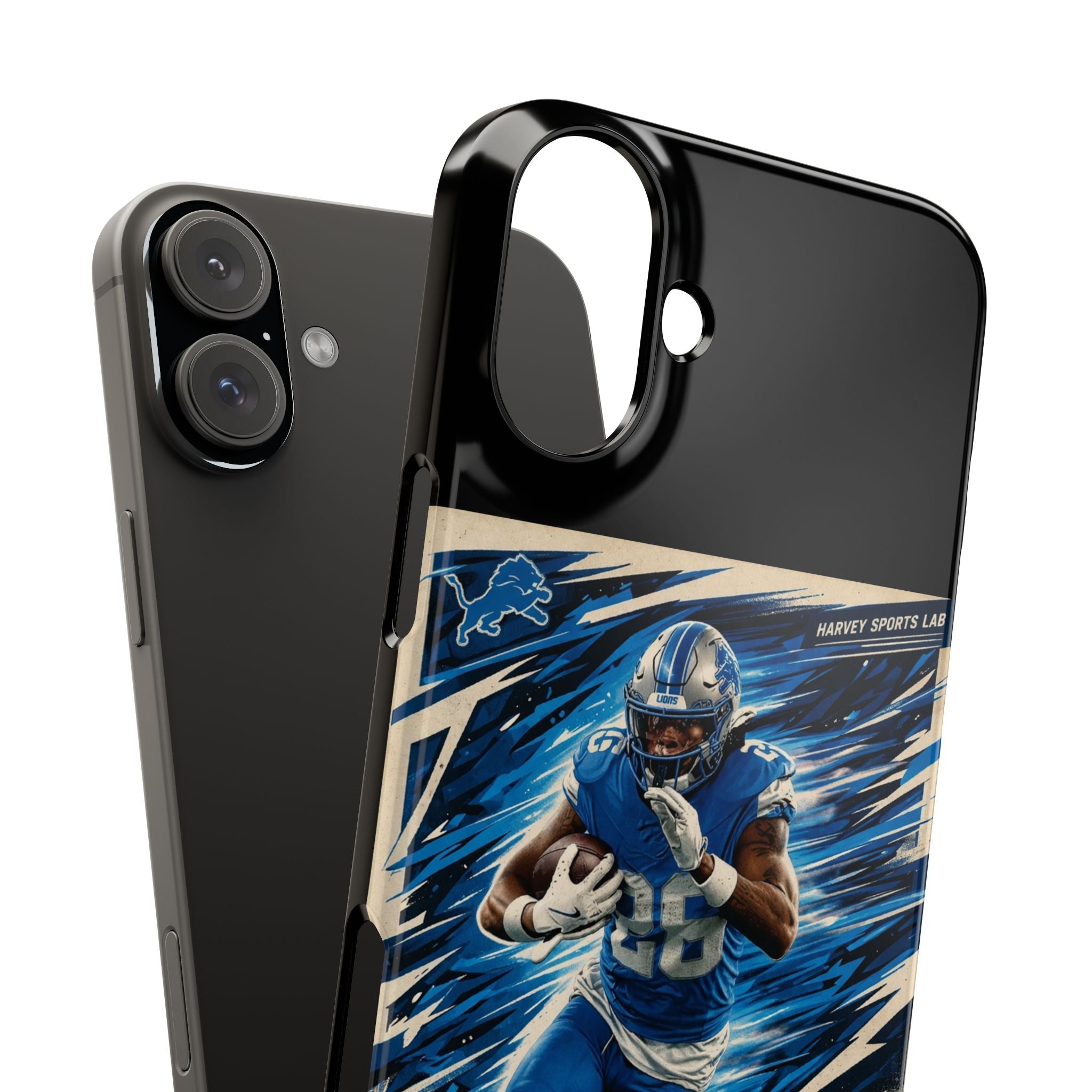 Football Player 'The Blur' Slim Phone Case — Dynamic Sports Action Design