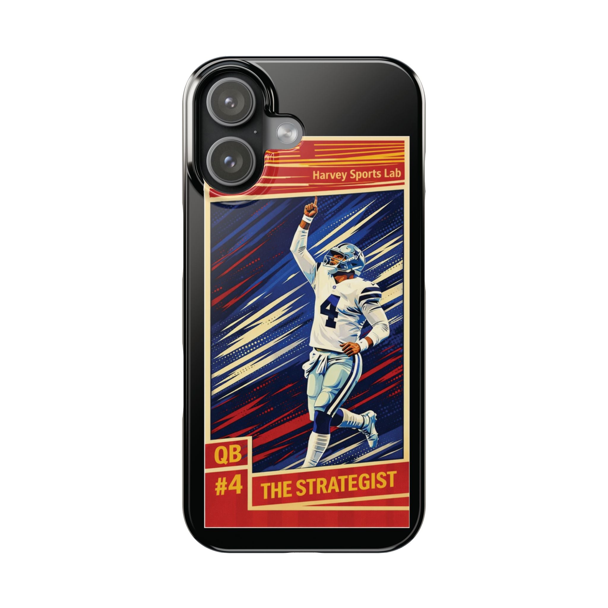 Football QB “The Strategist” Slim Phone Case — Athletic Gamer Fan Gear