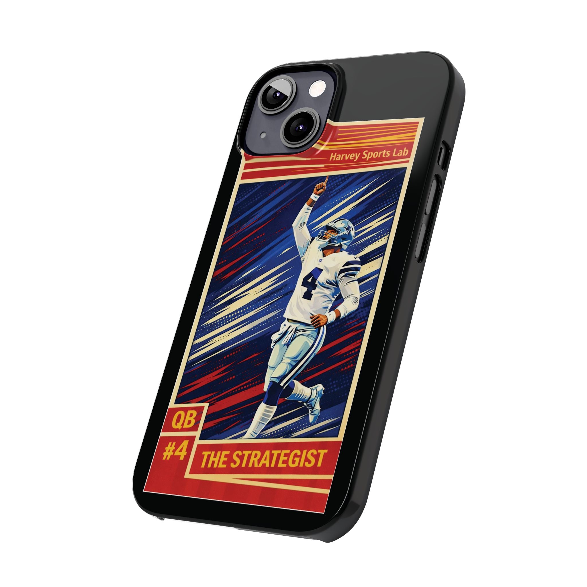Football QB “The Strategist” Slim Phone Case — Athletic Gamer Fan Gear