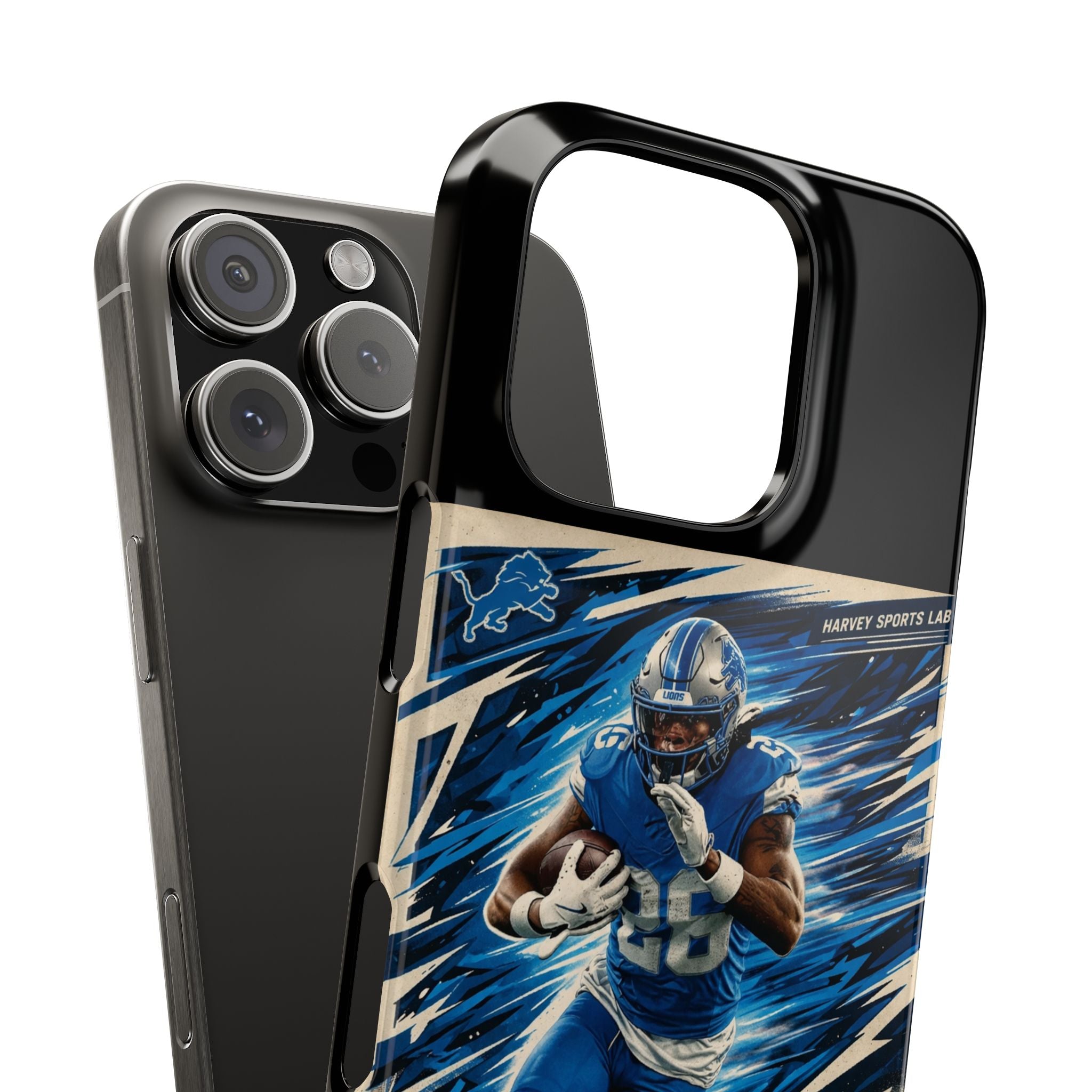 Football Player 'The Blur' Slim Phone Case — Dynamic Sports Action Design