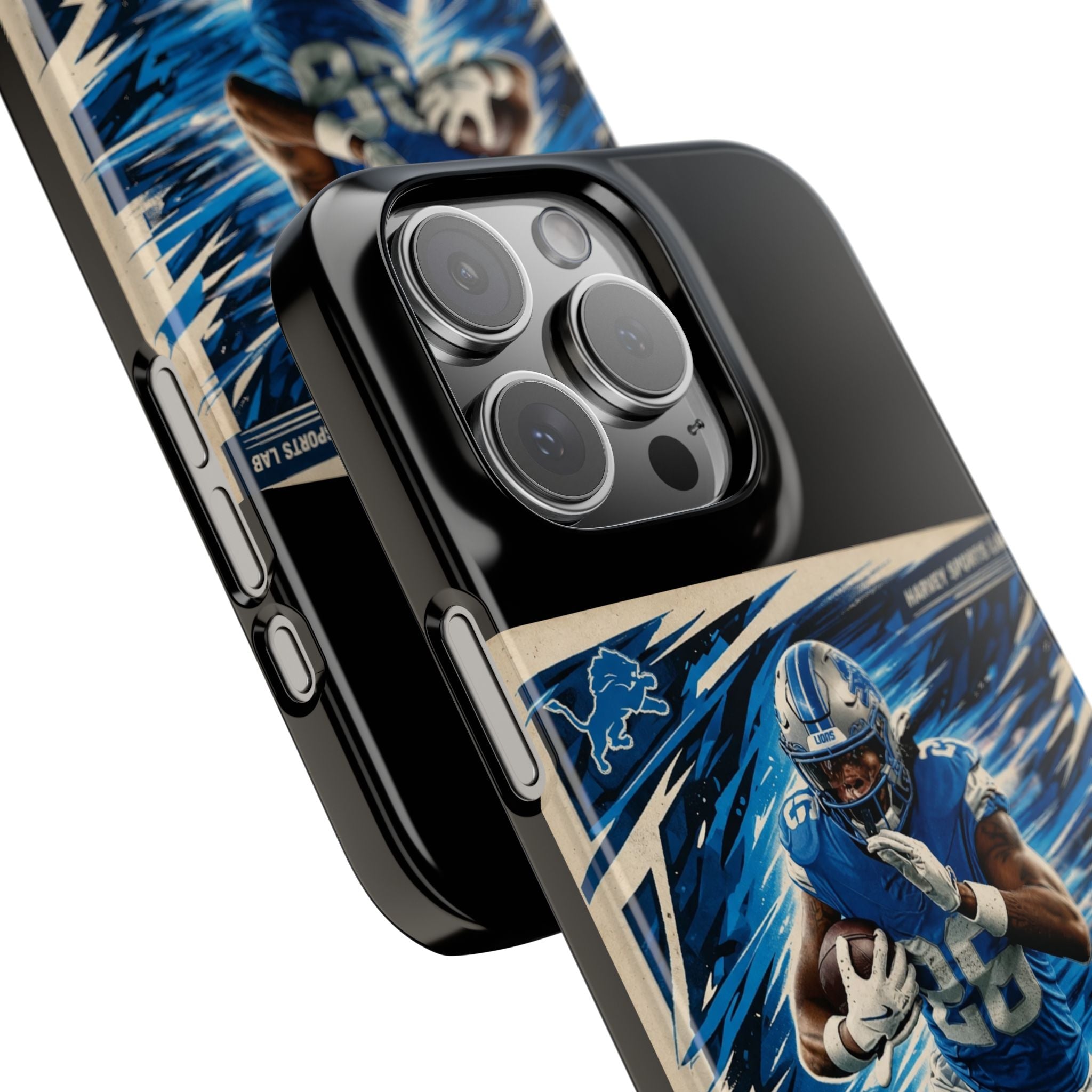 Football Player 'The Blur' Slim Phone Case — Dynamic Sports Action Design
