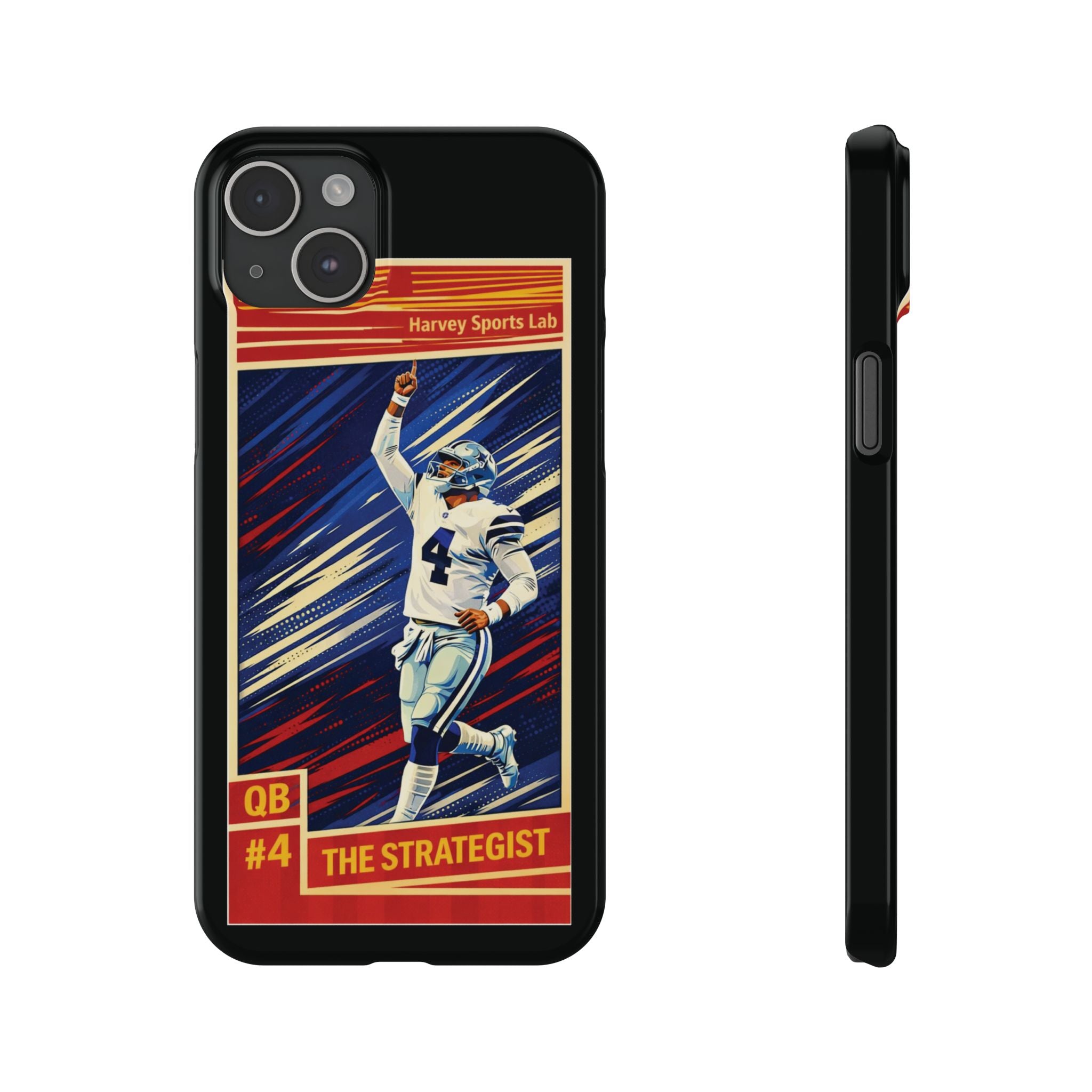 Football QB “The Strategist” Slim Phone Case — Athletic Gamer Fan Gear