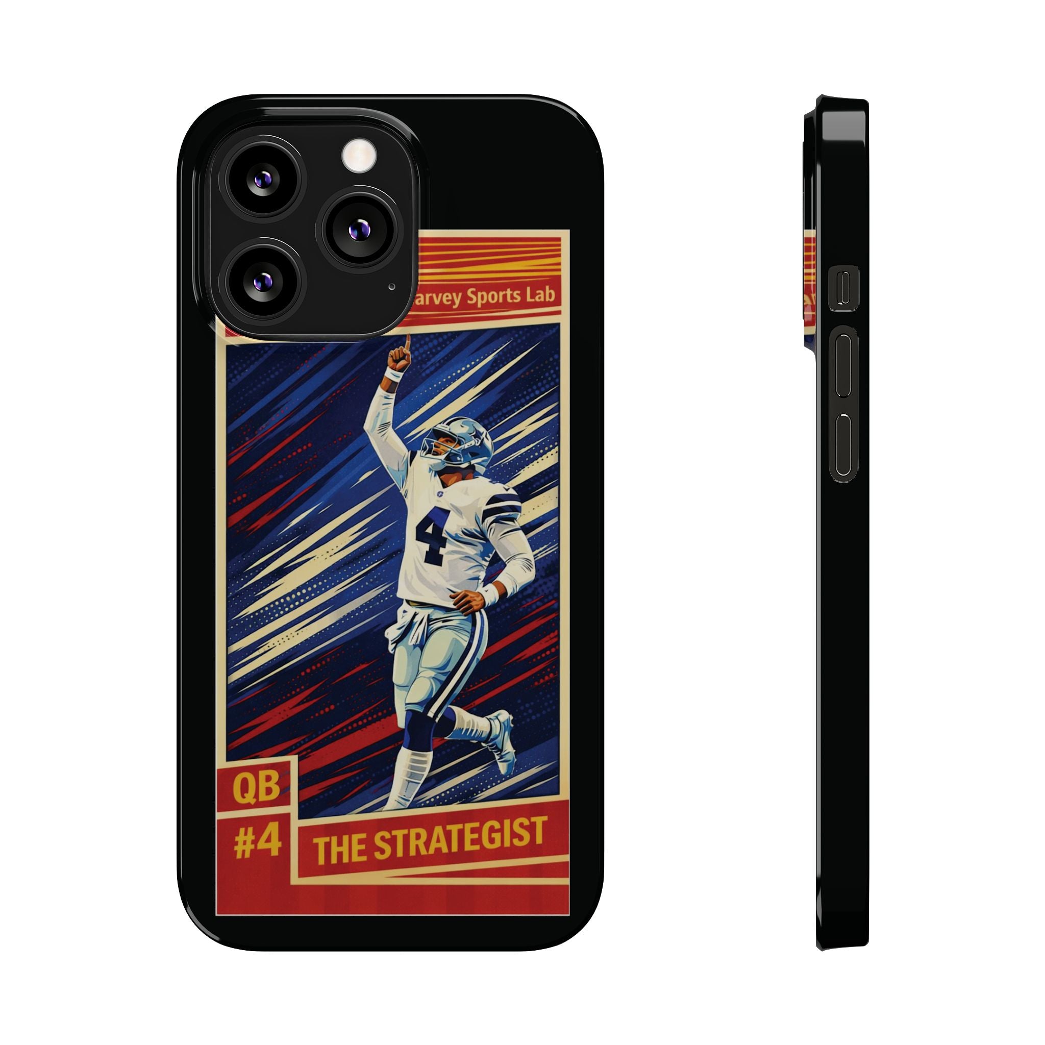 Football QB “The Strategist” Slim Phone Case — Athletic Gamer Fan Gear