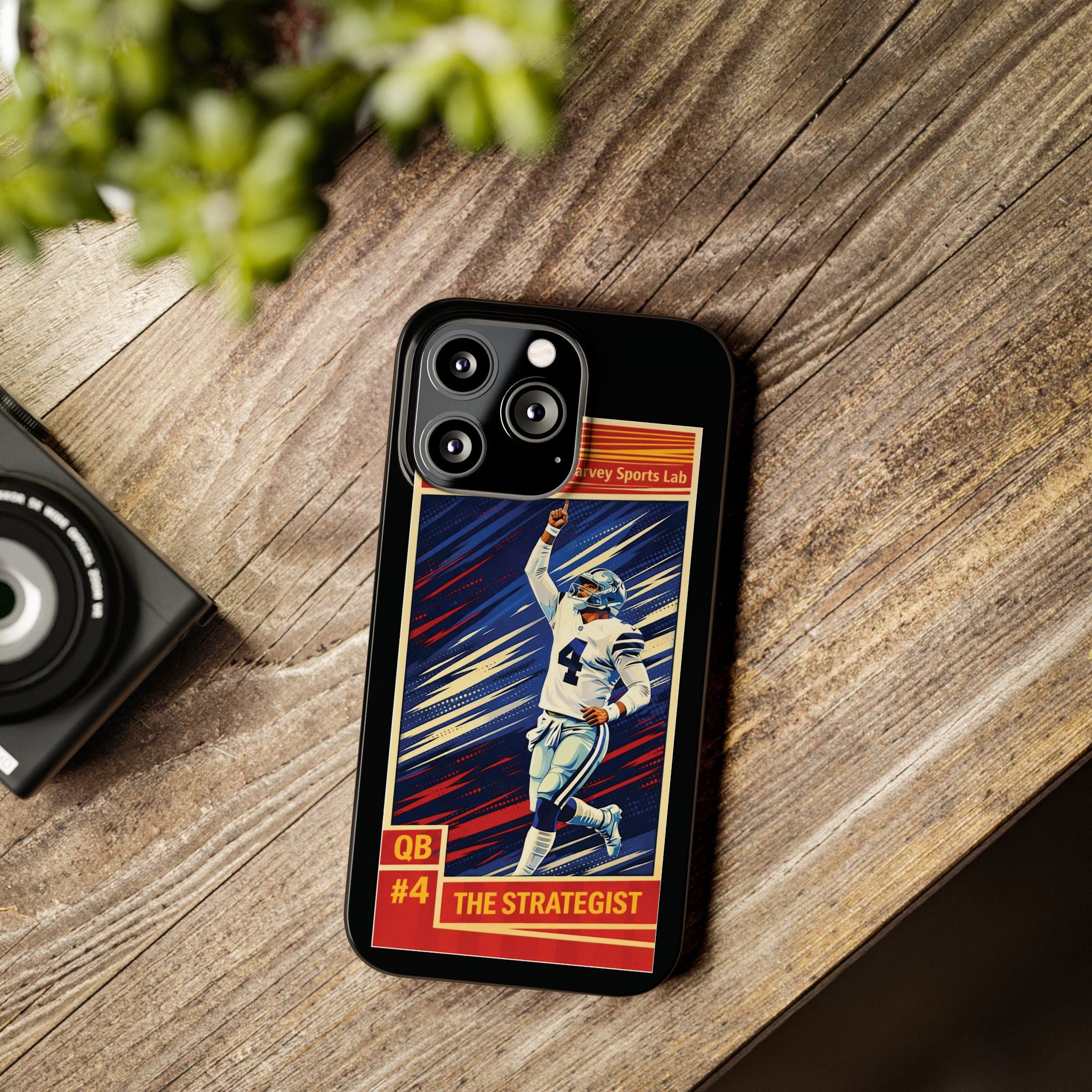 Football QB “The Strategist” Slim Phone Case — Athletic Gamer Fan Gear