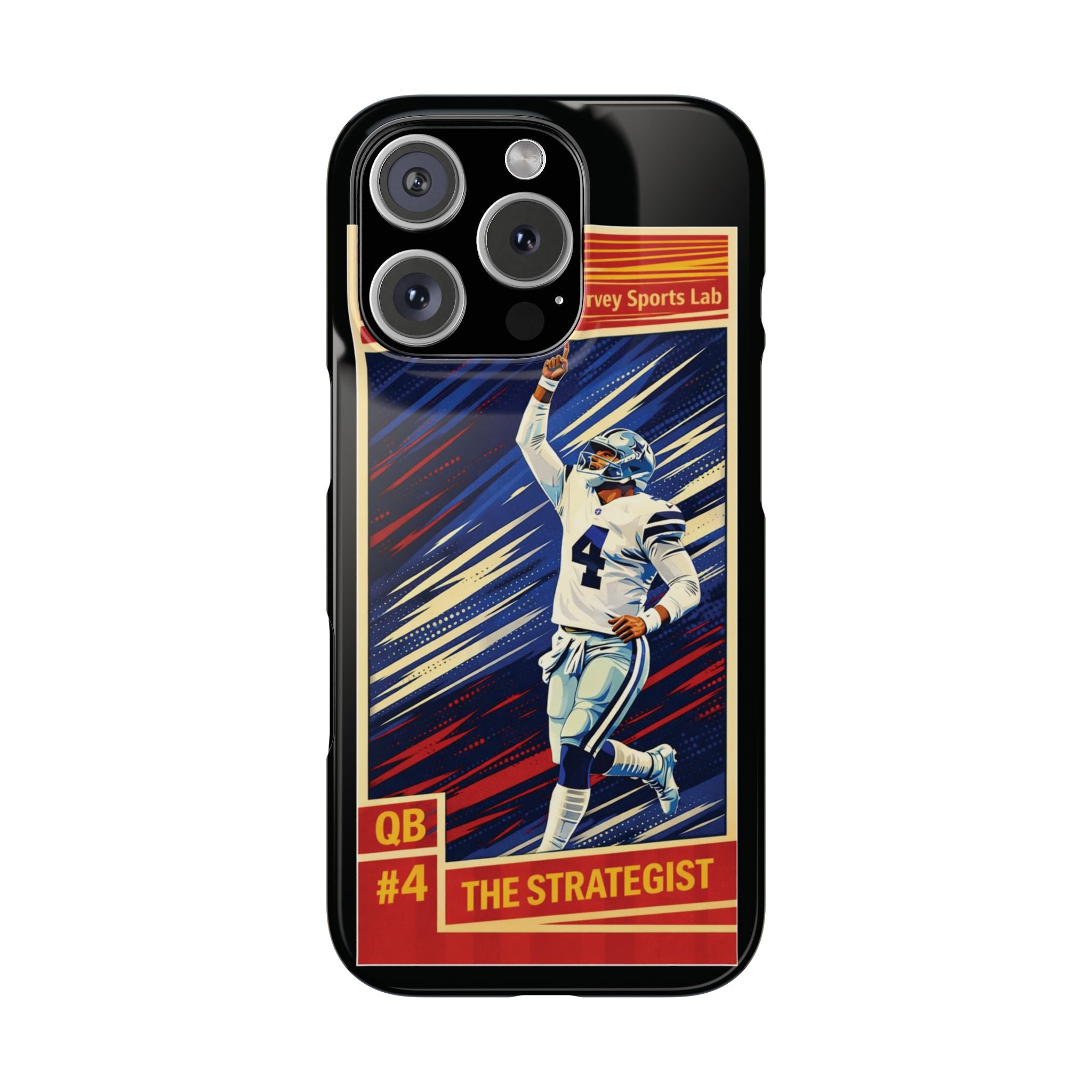 Football QB “The Strategist” Slim Phone Case — Athletic Gamer Fan Gear