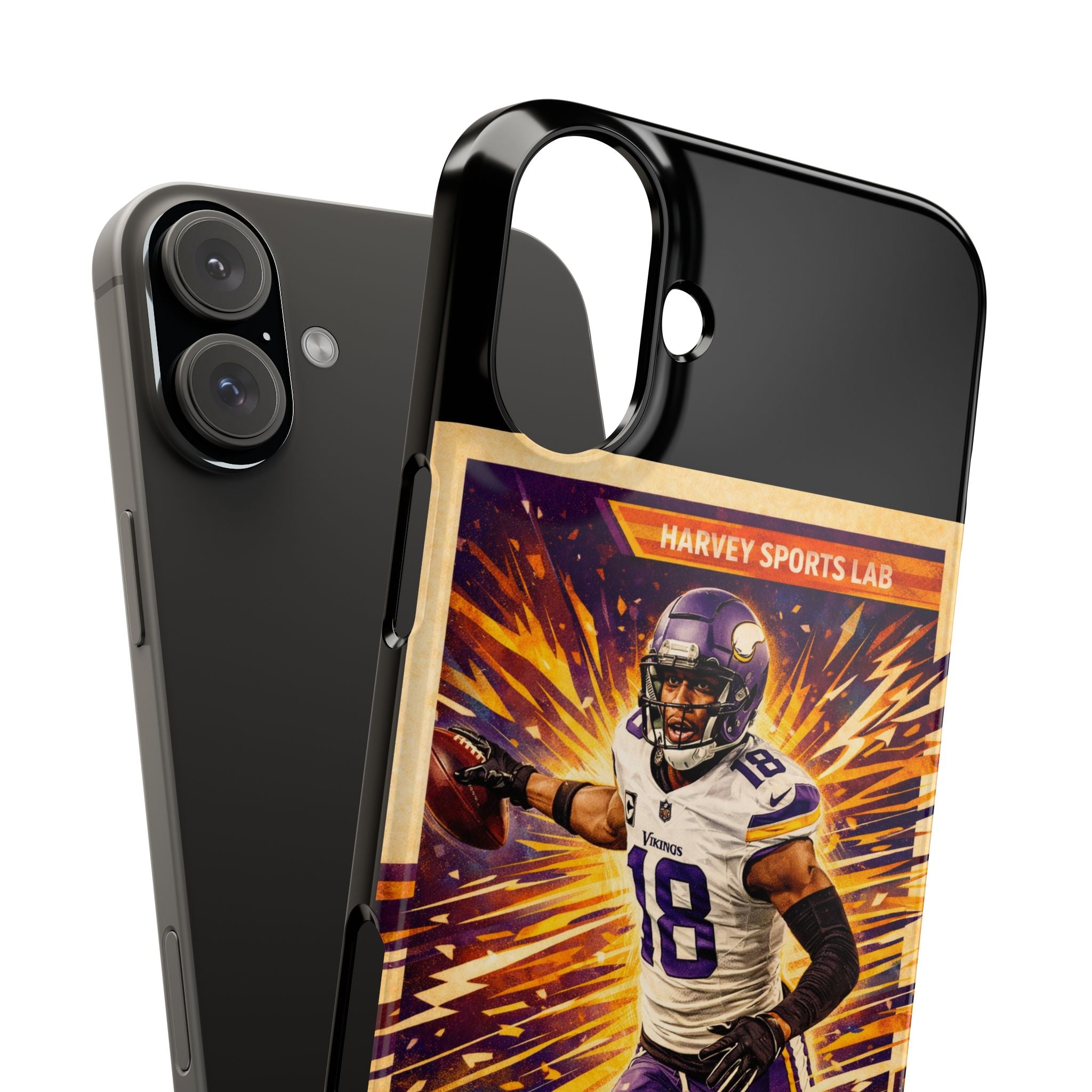 Slim Phone Case — "The Jet" Football Player Graphic