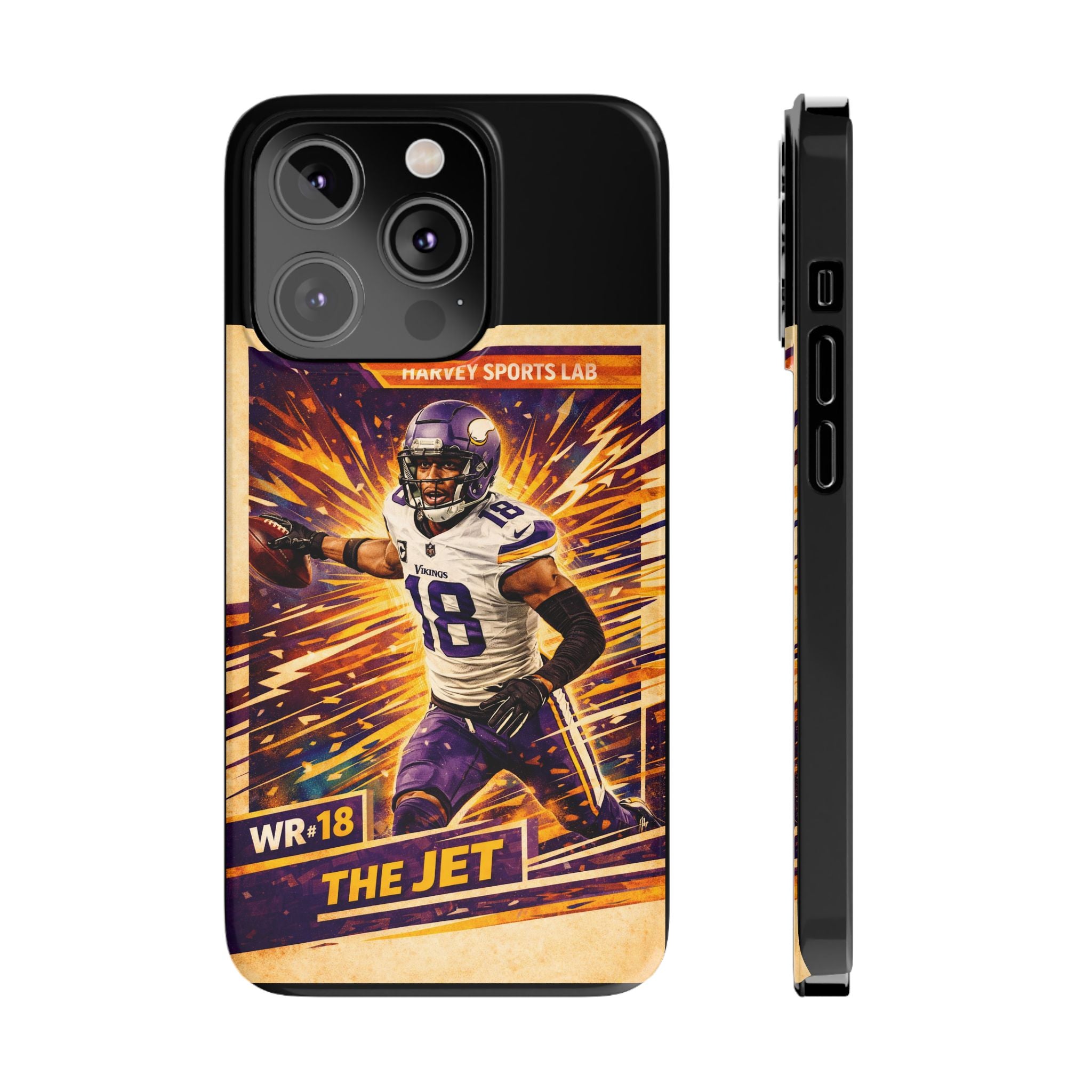 Slim Phone Case — "The Jet" Football Player Graphic