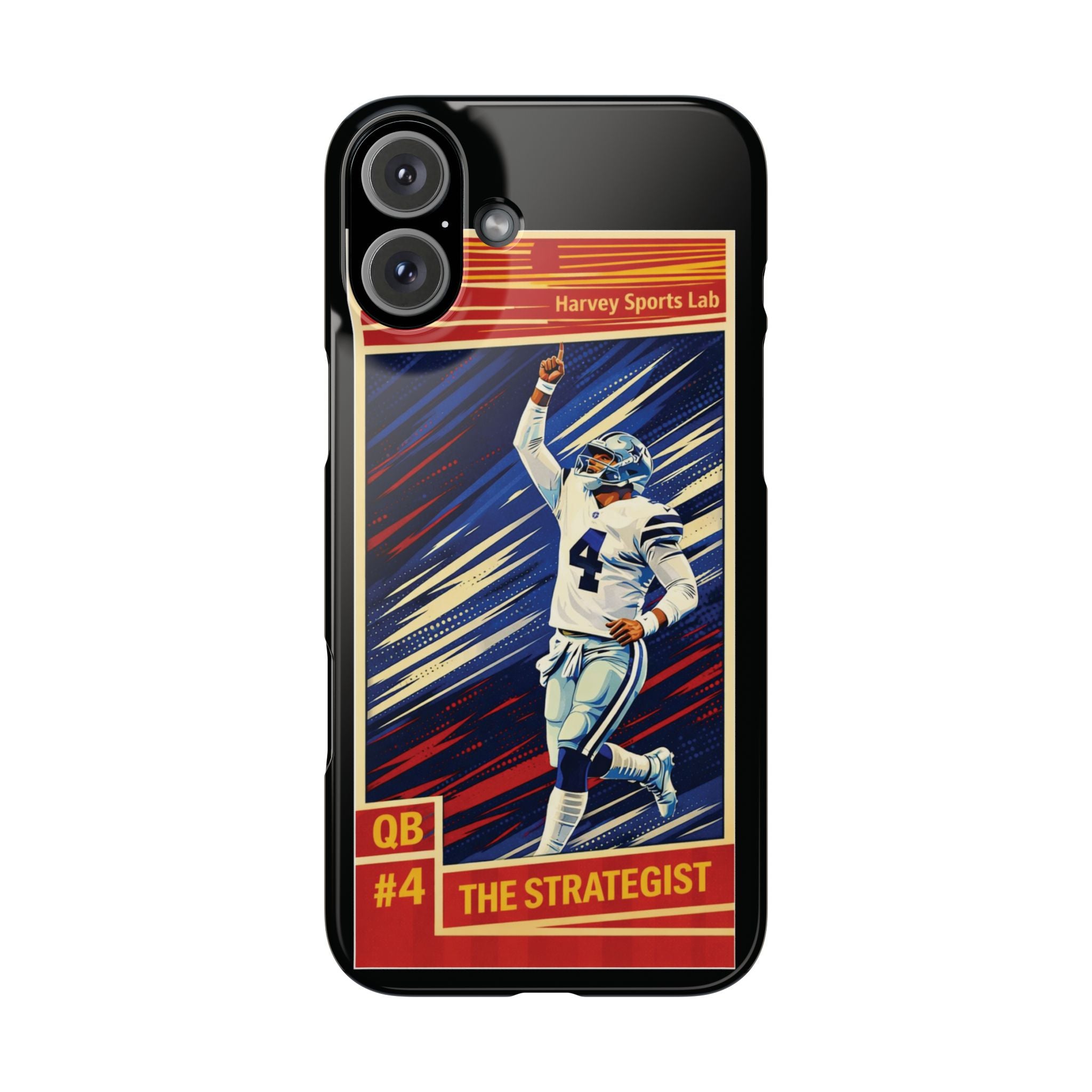 Football QB “The Strategist” Slim Phone Case — Athletic Gamer Fan Gear