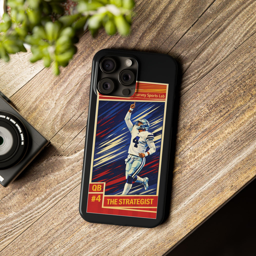 Football QB “The Strategist” Slim Phone Case — Athletic Gamer Fan Gear