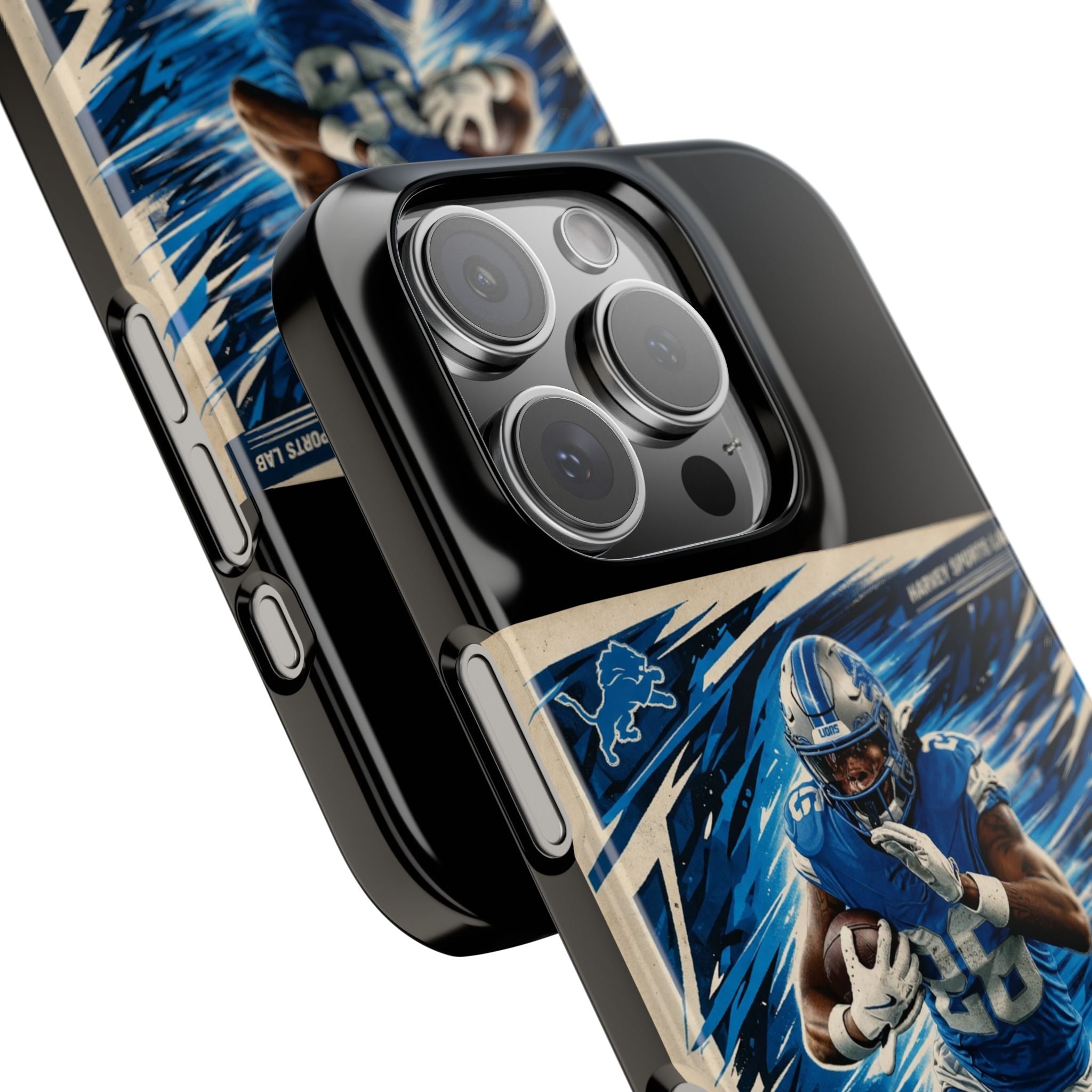 Football Player 'The Blur' Slim Phone Case — Dynamic Sports Action Design