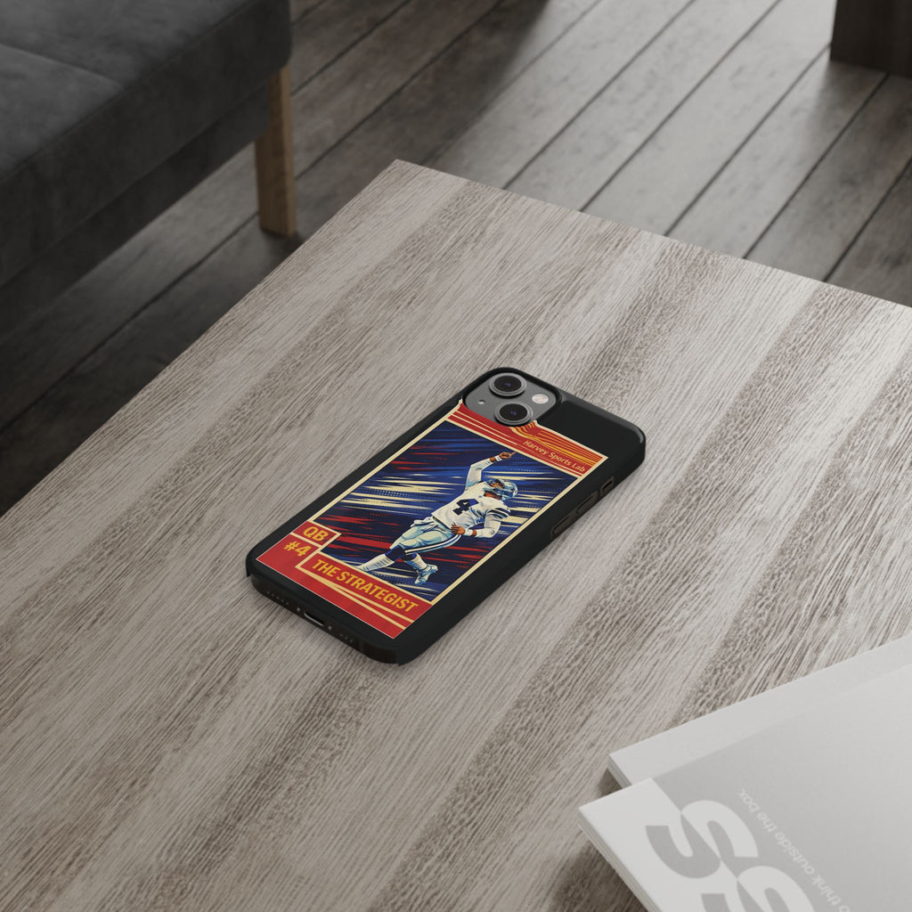 Football QB “The Strategist” Slim Phone Case — Athletic Gamer Fan Gear