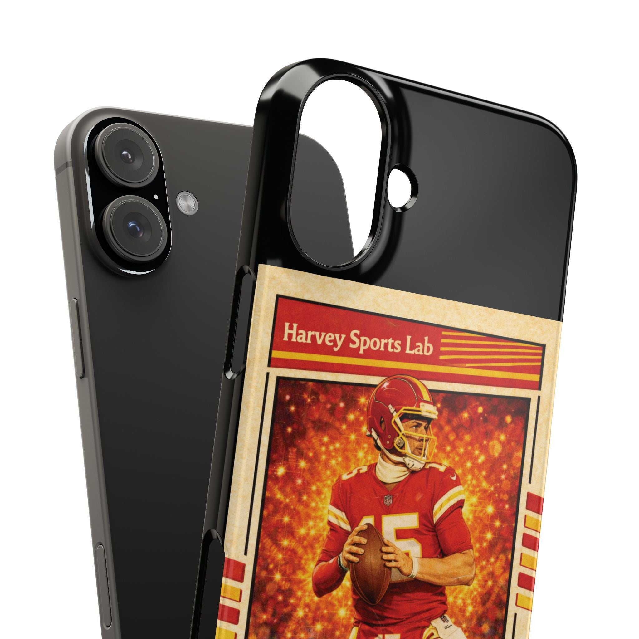 Football Trading Card Slim Phone Case – "The Magician" QB #15 Retro Design