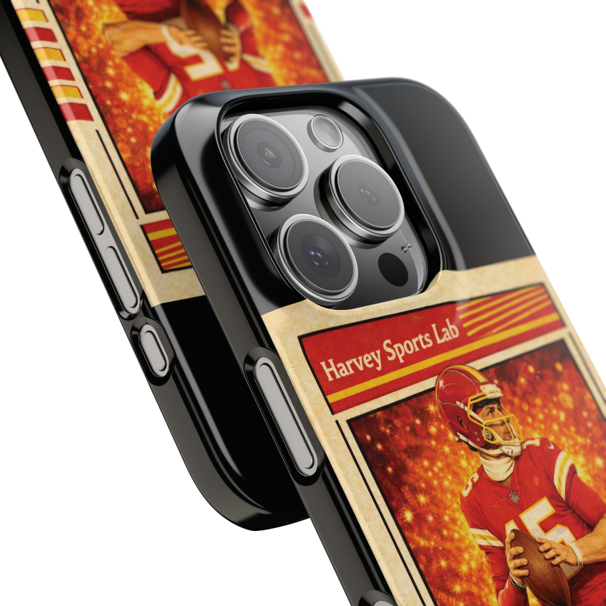 Football Trading Card Slim Phone Case – "The Magician" QB #15 Retro Design