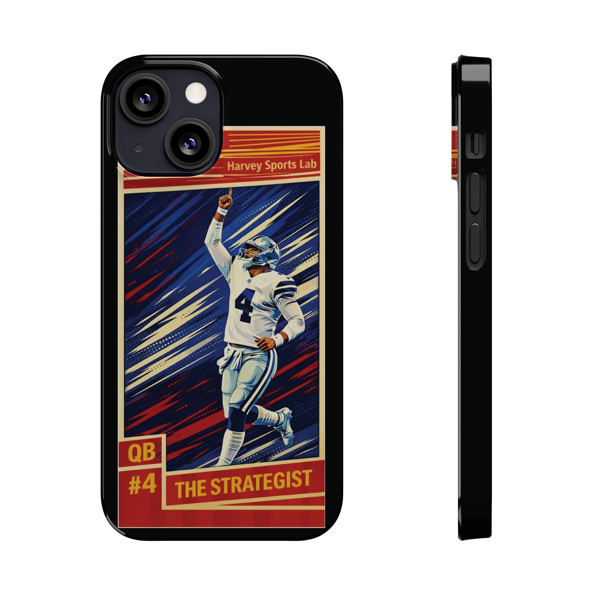 Football QB “The Strategist” Slim Phone Case — Athletic Gamer Fan Gear