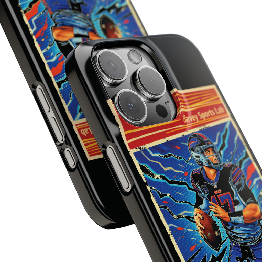 Football QB #17 ‘The Juggernaut’ Slim Phone Case — Retro Trading Card Design