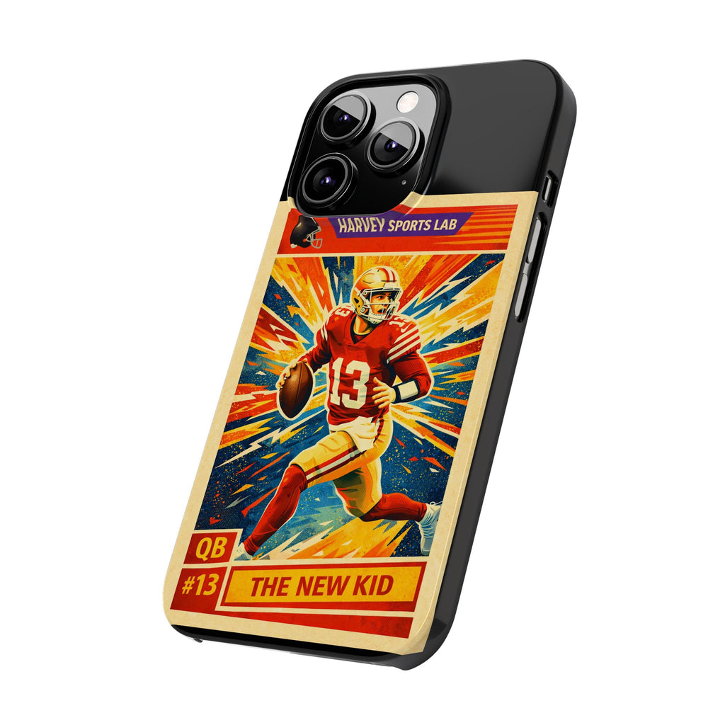 Retro Football QB Phone Case — "The New Kid" Slim Protective Case