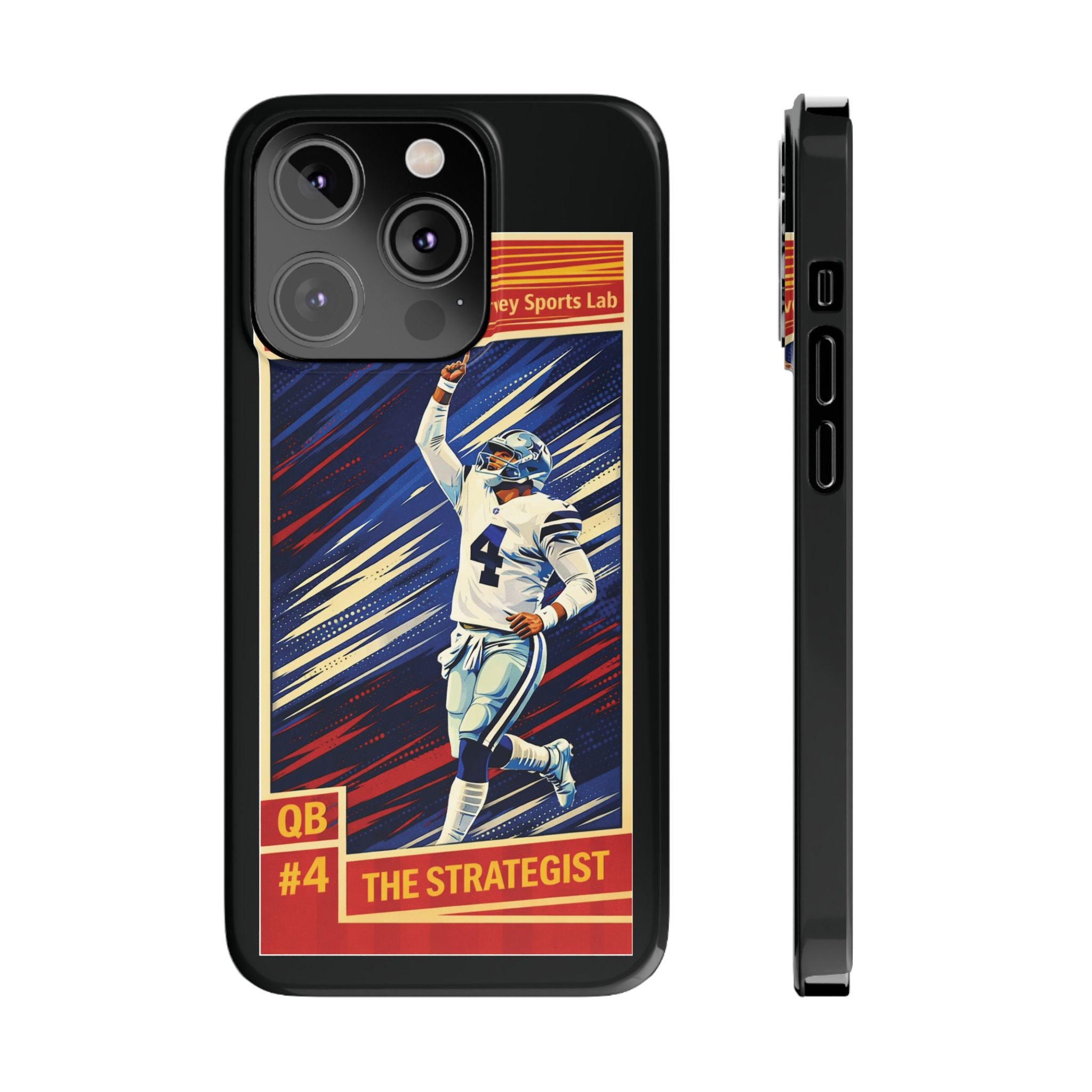 Football QB “The Strategist” Slim Phone Case — Athletic Gamer Fan Gear