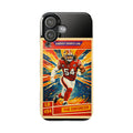 Football Player Vintage Trading Card Slim Phone Case — “The Enforcer” #54