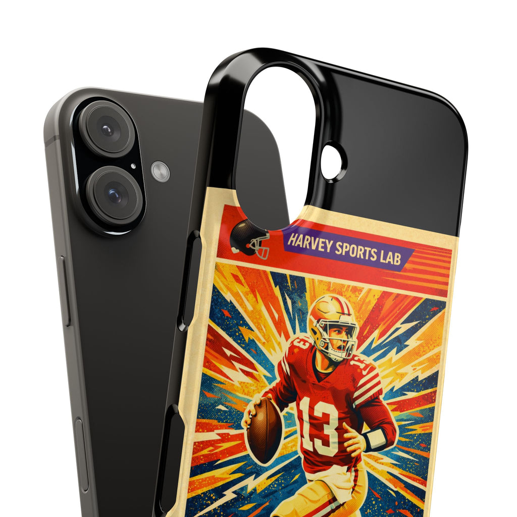 Retro Football QB Phone Case — "The New Kid" Slim Protective Case