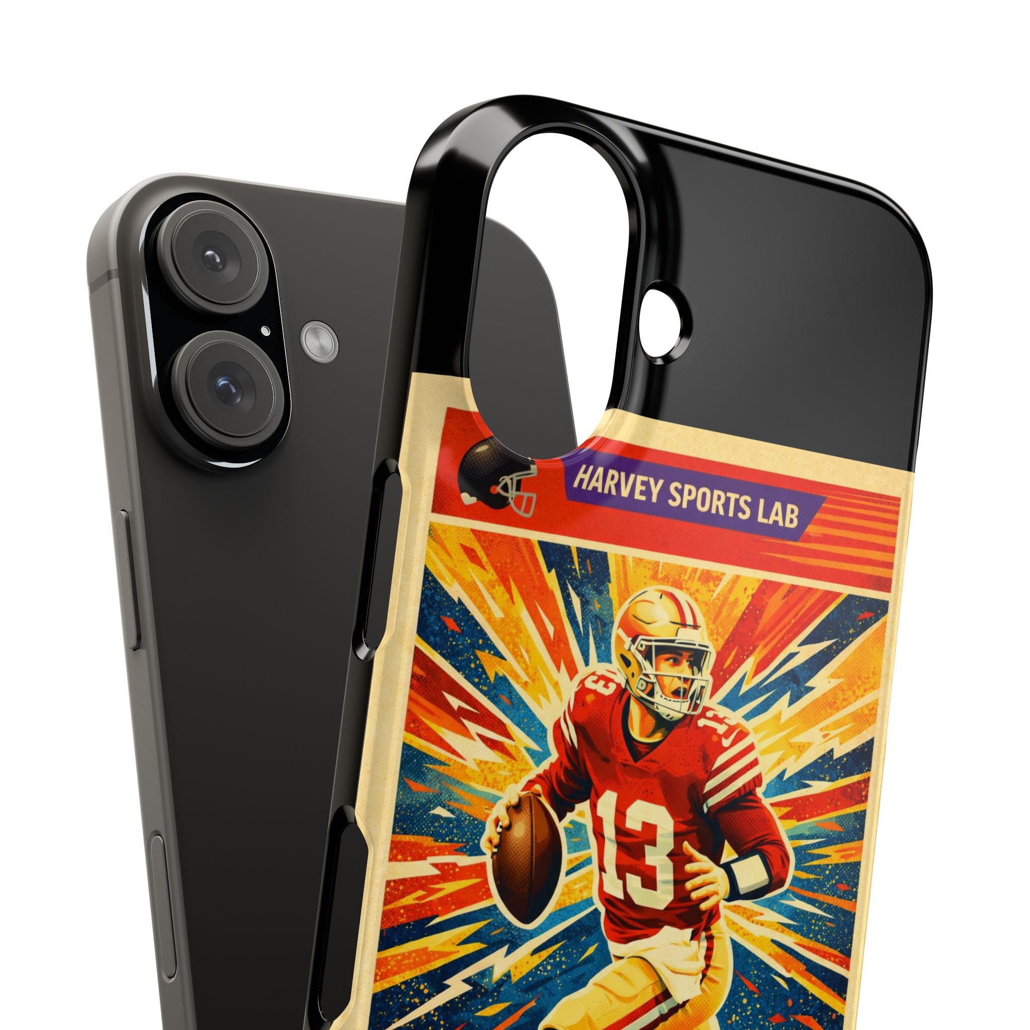 Retro Football QB Phone Case — "The New Kid" Slim Protective Case