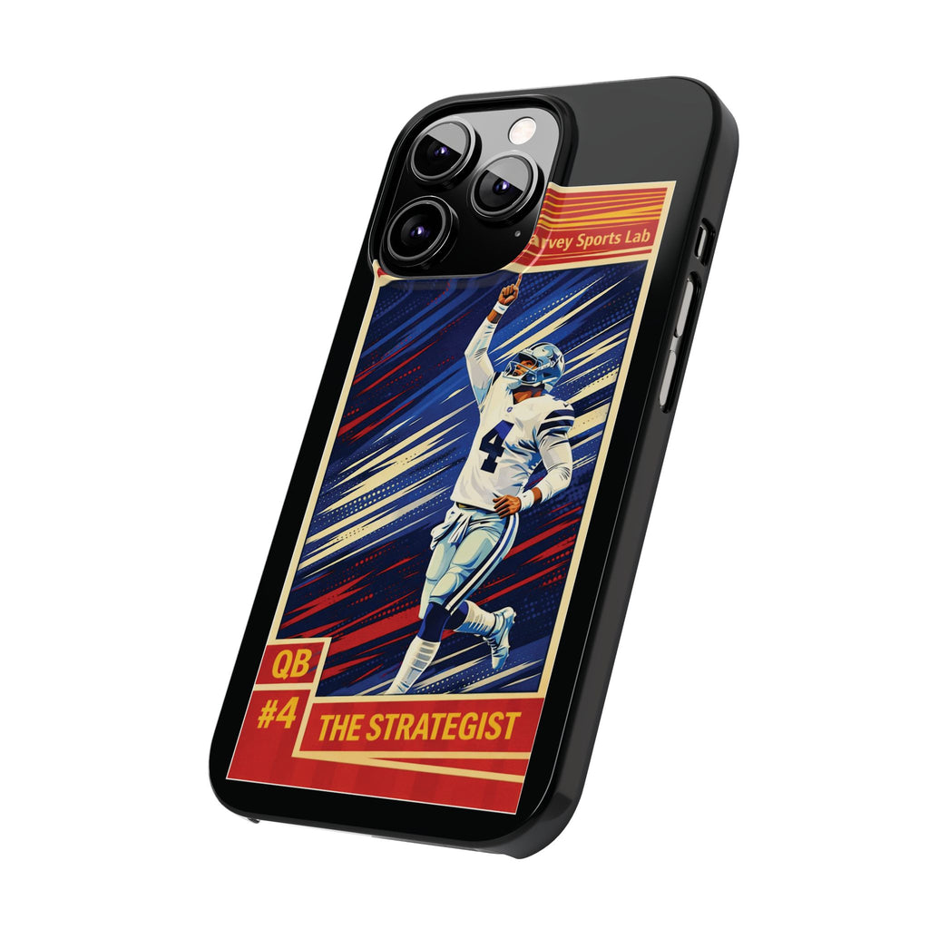 Football QB “The Strategist” Slim Phone Case — Athletic Gamer Fan Gear