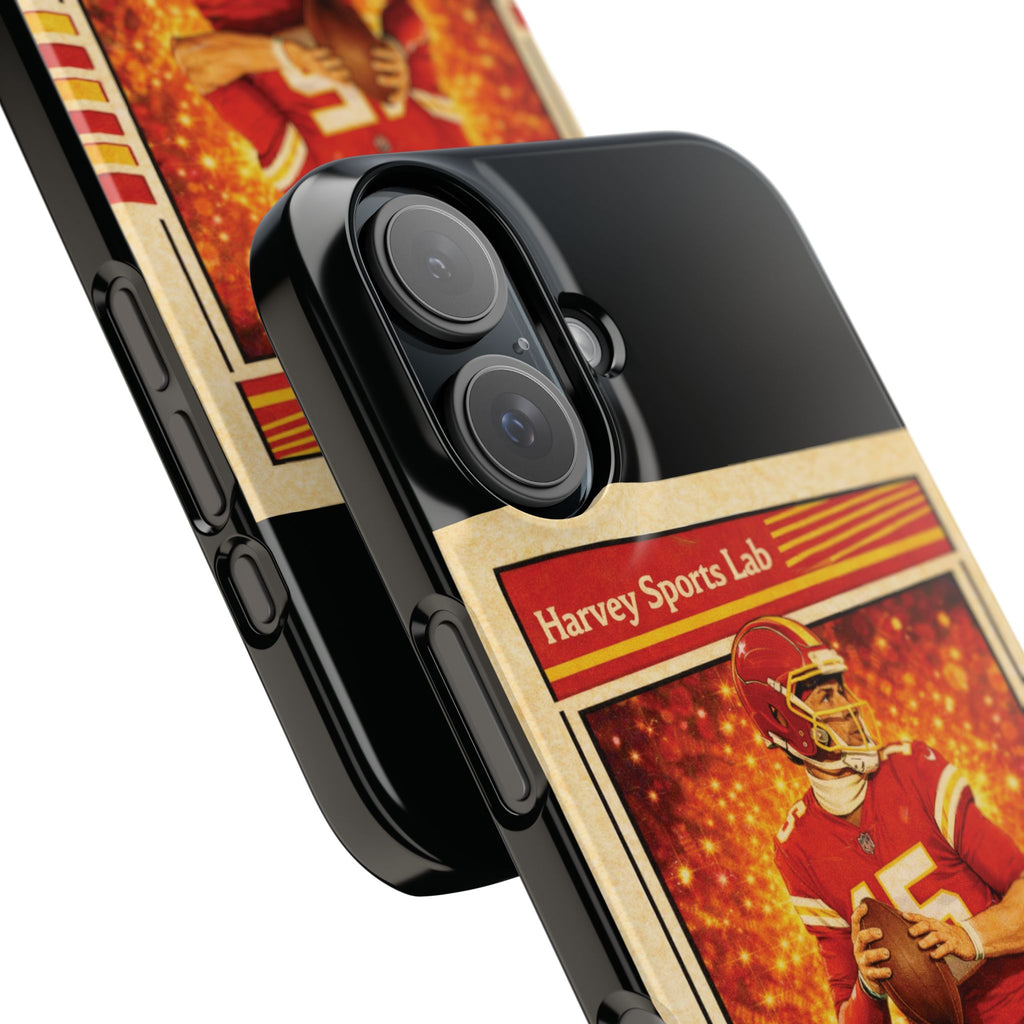 Football Trading Card Slim Phone Case – "The Magician" QB #15 Retro Design