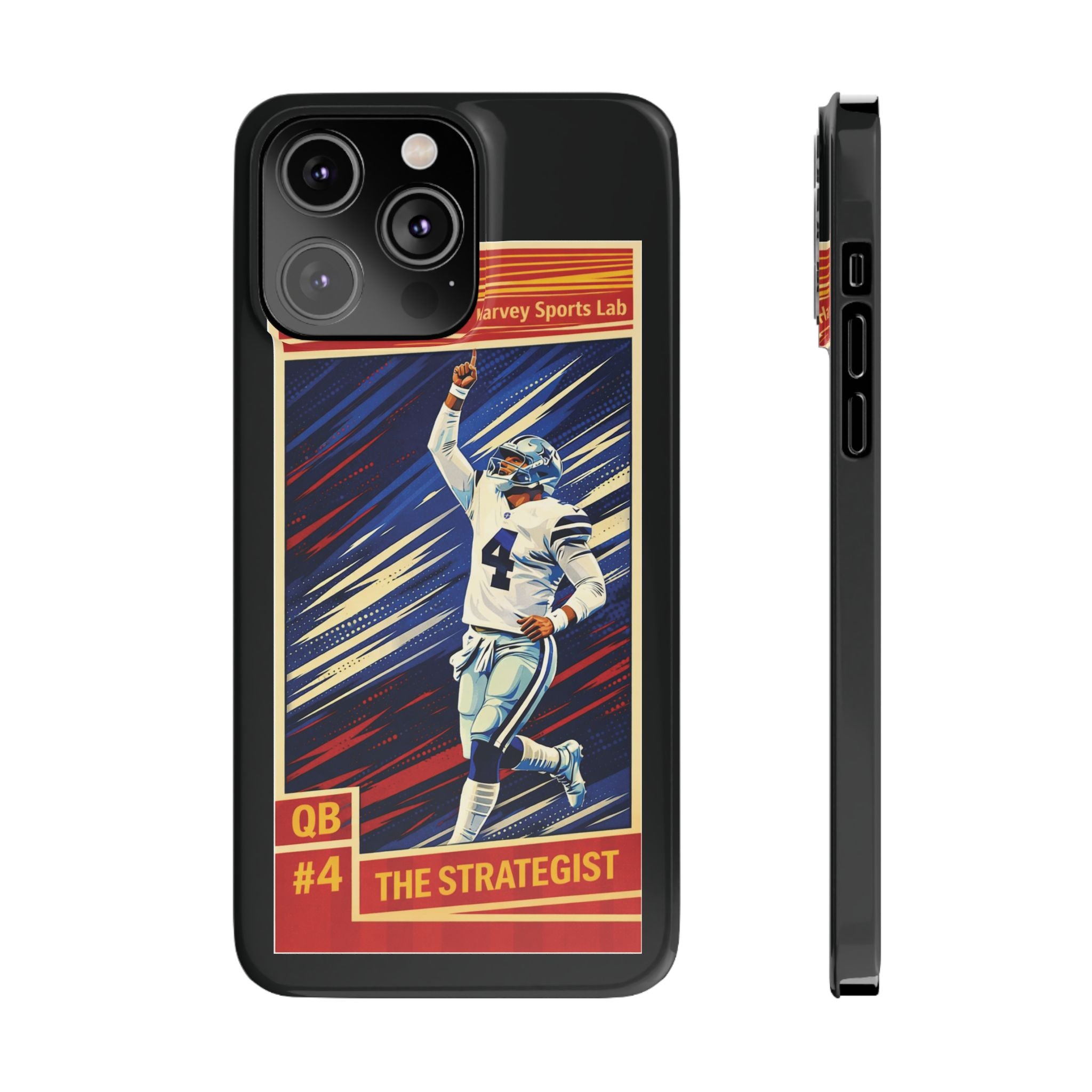 Football QB “The Strategist” Slim Phone Case — Athletic Gamer Fan Gear