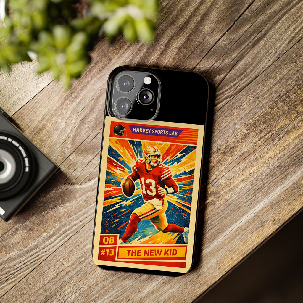 Retro Football QB Phone Case — "The New Kid" Slim Protective Case