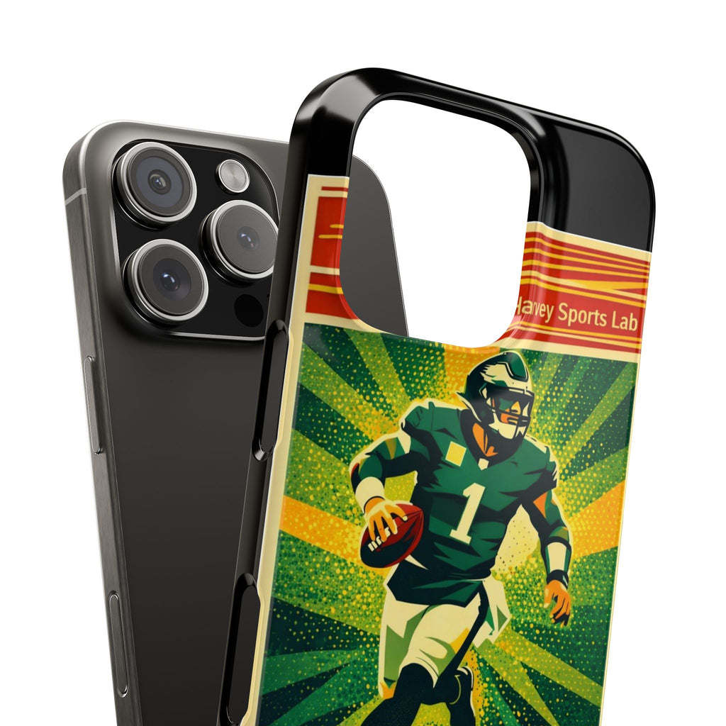 Slim Phone Case — Vintage Football QB "The General" Design