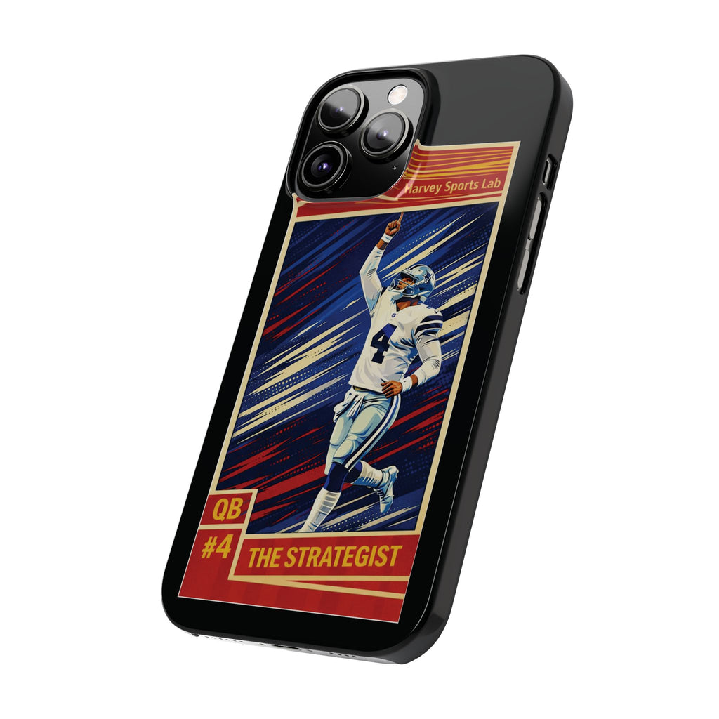 Football QB “The Strategist” Slim Phone Case — Athletic Gamer Fan Gear
