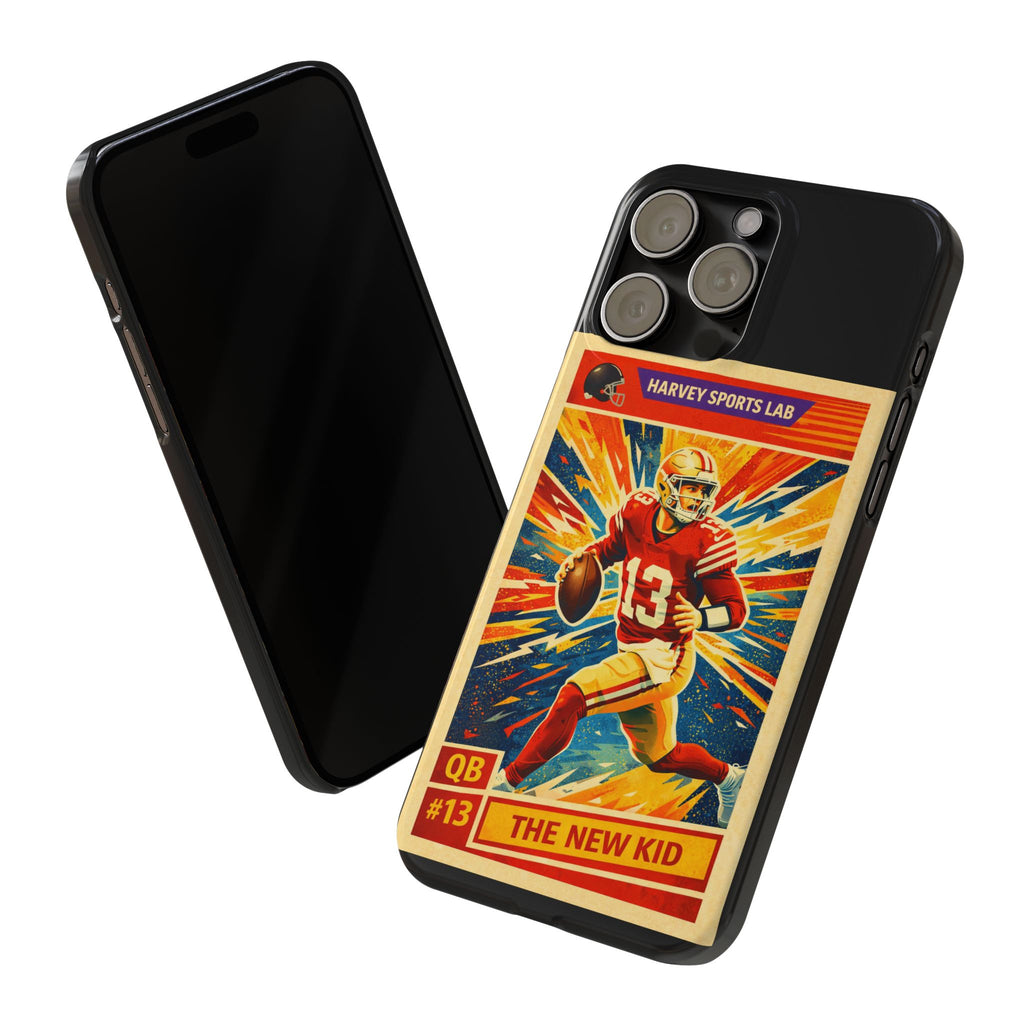 Retro Football QB Phone Case — "The New Kid" Slim Protective Case