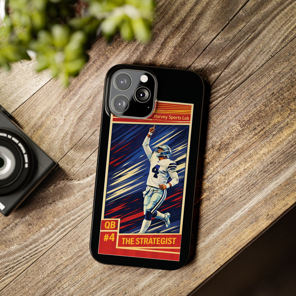 Football QB “The Strategist” Slim Phone Case — Athletic Gamer Fan Gear