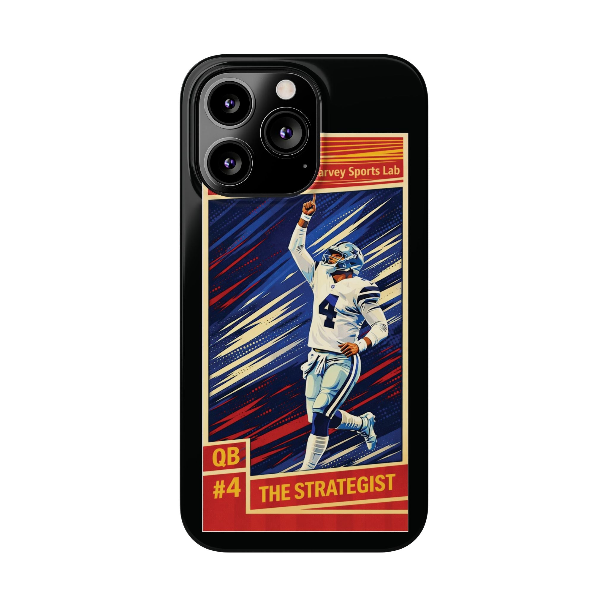 Football QB “The Strategist” Slim Phone Case — Athletic Gamer Fan Gear