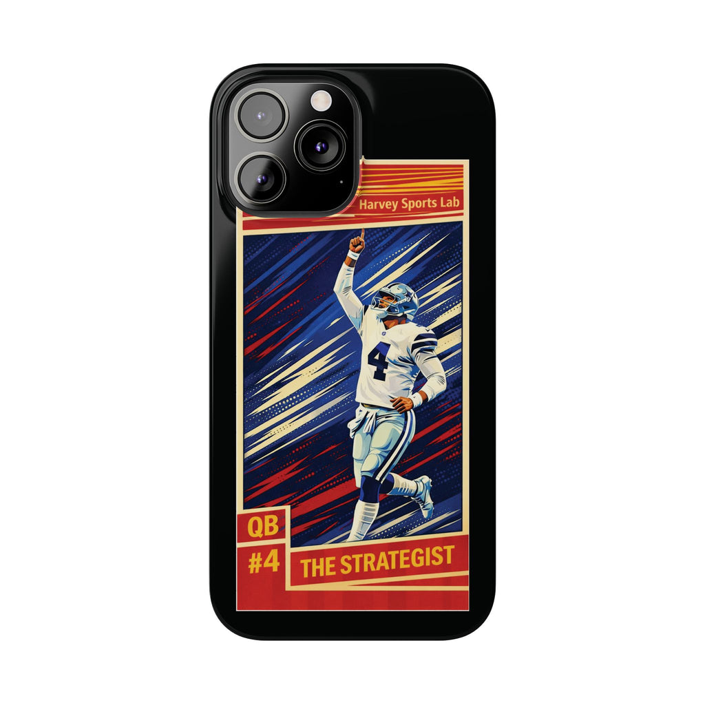 Football QB “The Strategist” Slim Phone Case — Athletic Gamer Fan Gear