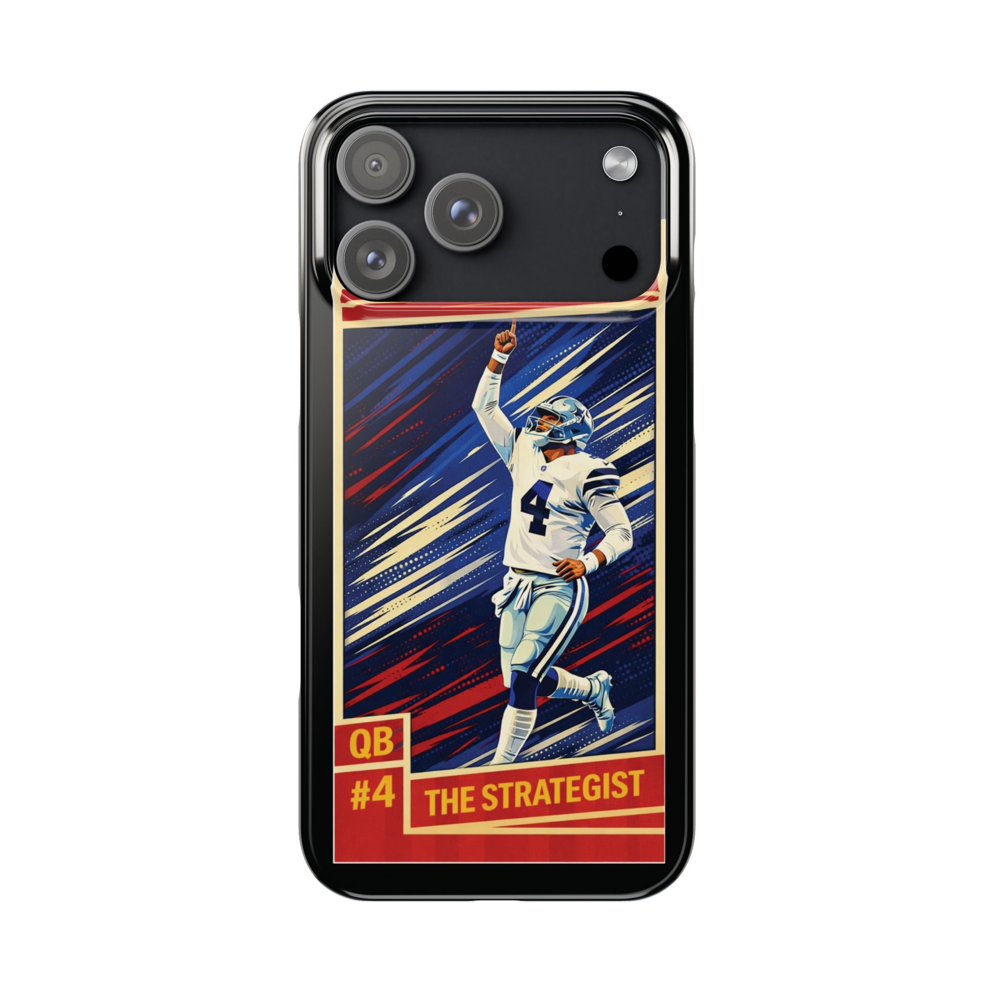 Football QB “The Strategist” Slim Phone Case — Athletic Gamer Fan Gear
