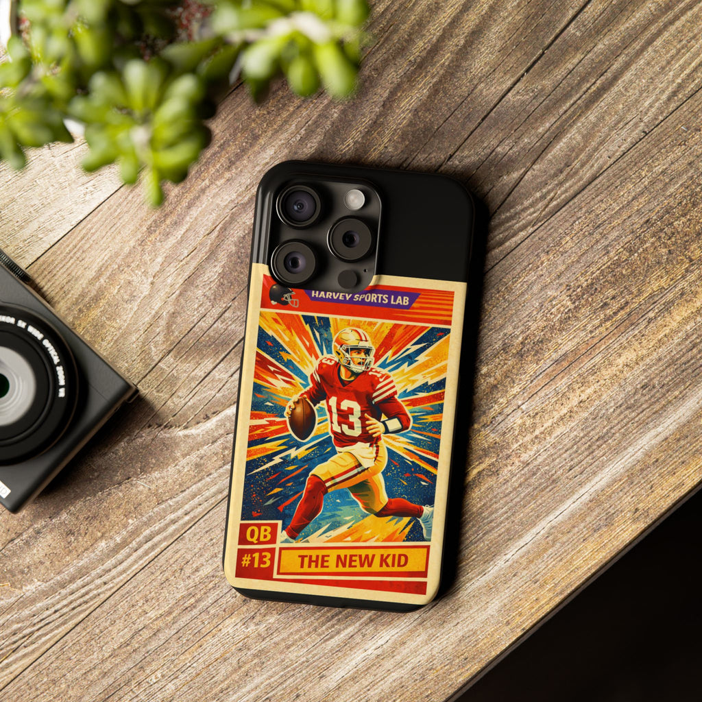 Retro Football QB Phone Case — "The New Kid" Slim Protective Case