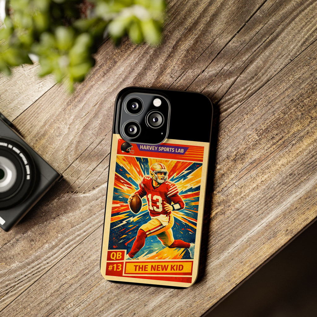 Retro Football QB Phone Case — "The New Kid" Slim Protective Case