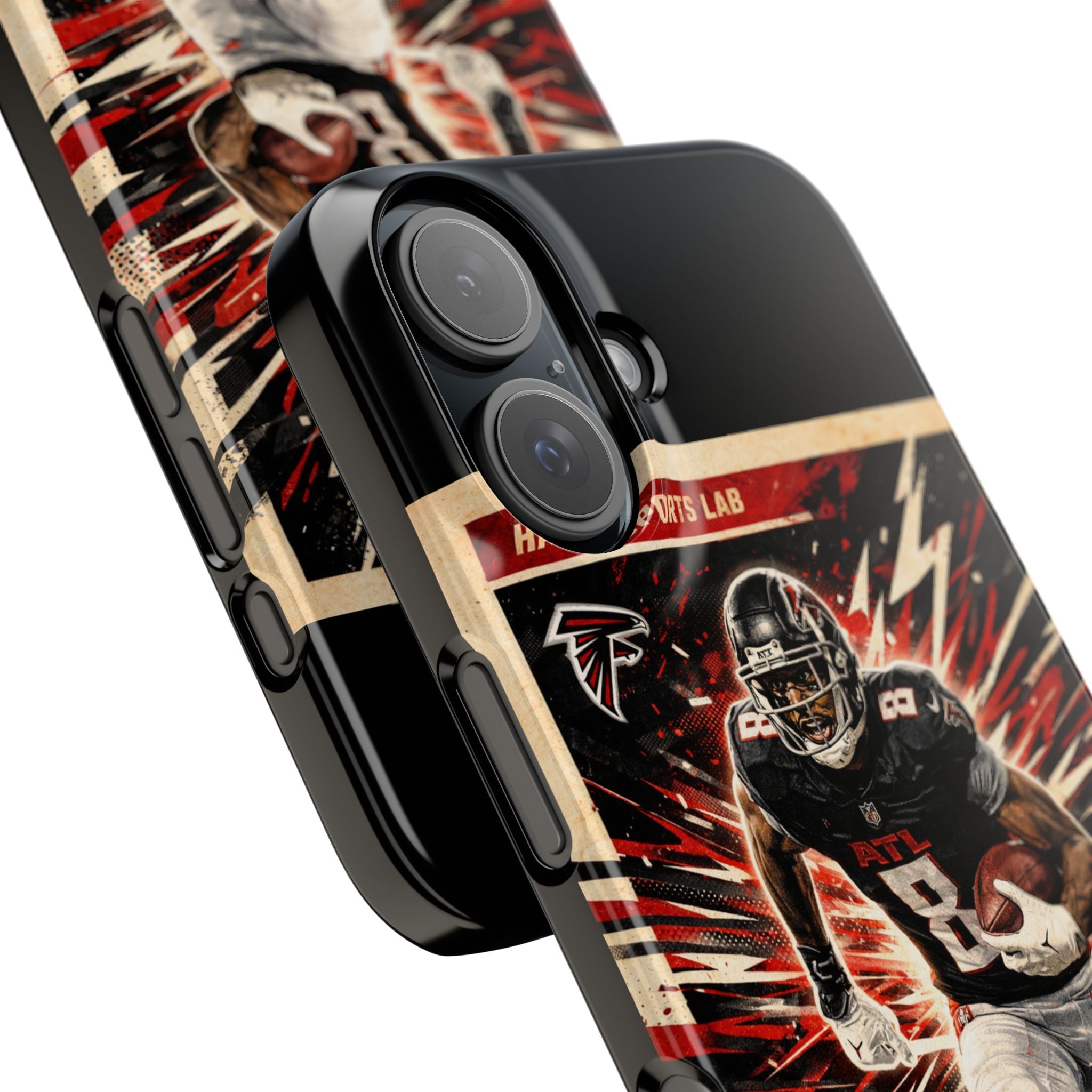 Football Player 'The Blackout' Slim Phone Case — Retro Sports Design