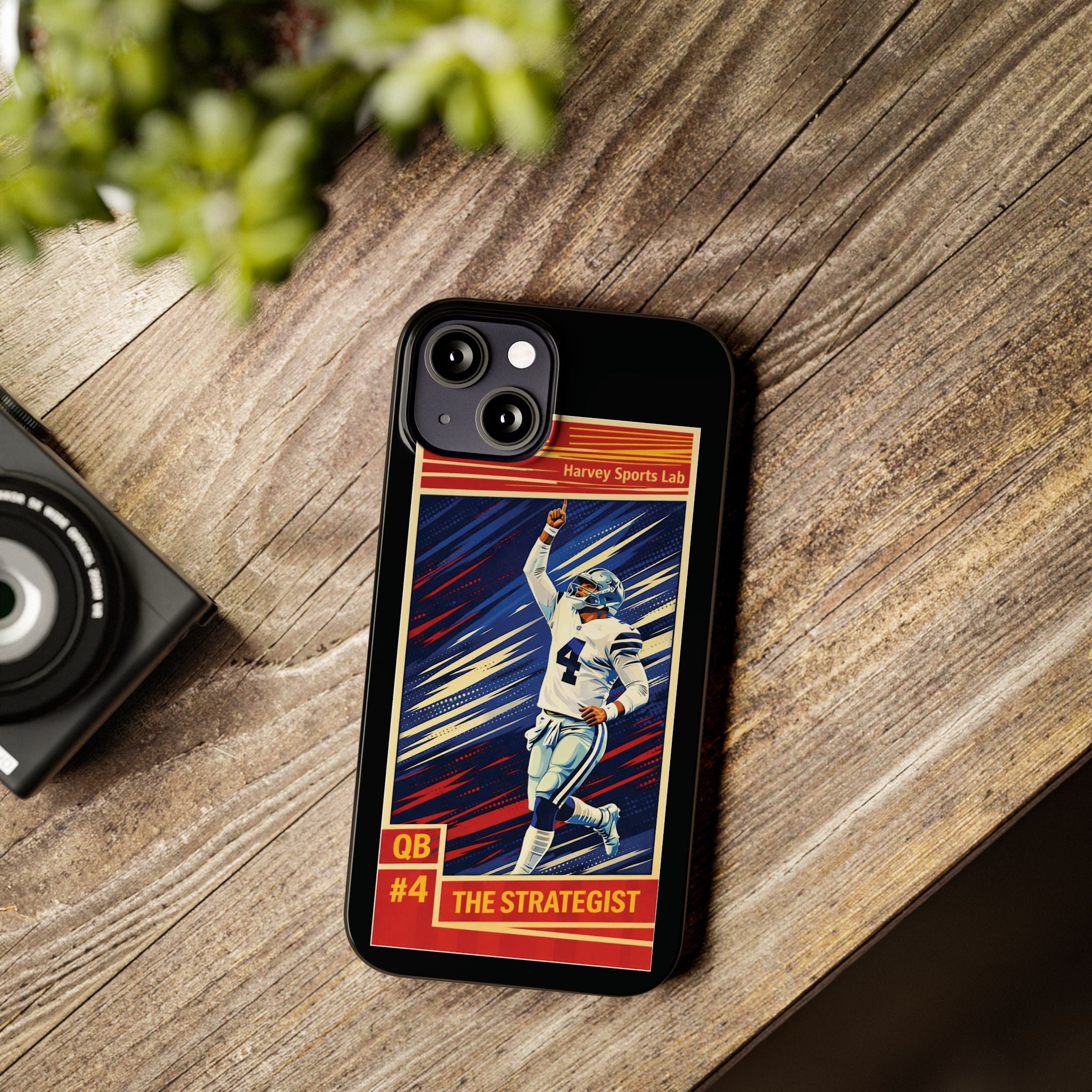 Football QB “The Strategist” Slim Phone Case — Athletic Gamer Fan Gear