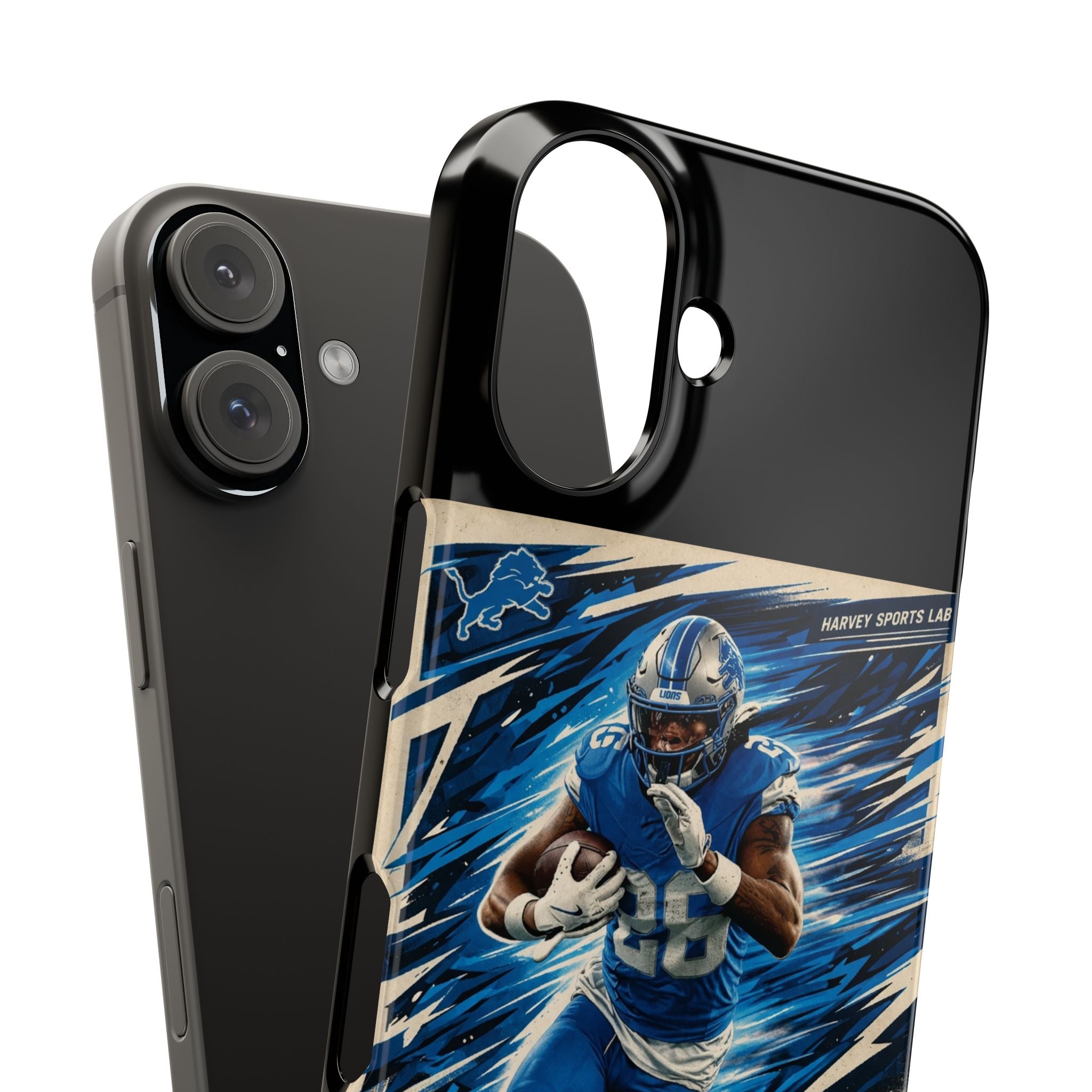 Football Player 'The Blur' Slim Phone Case — Dynamic Sports Action Design