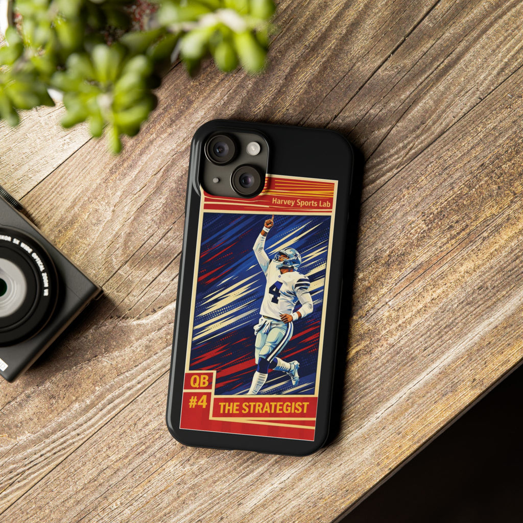 Football QB “The Strategist” Slim Phone Case — Athletic Gamer Fan Gear