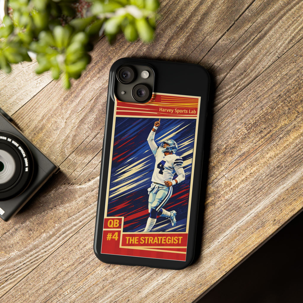 Football QB “The Strategist” Slim Phone Case — Athletic Gamer Fan Gear