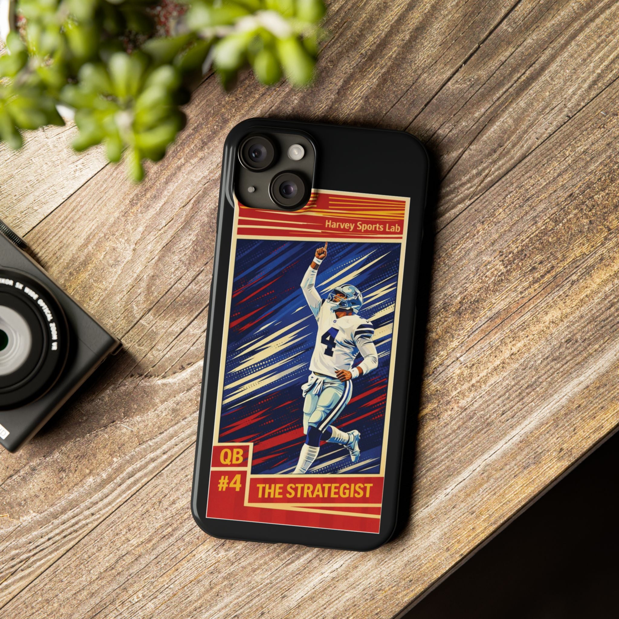Football QB “The Strategist” Slim Phone Case — Athletic Gamer Fan Gear