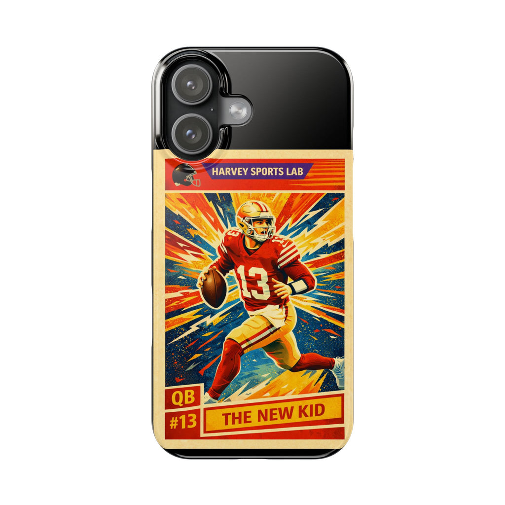 Retro Football QB Phone Case — "The New Kid" Slim Protective Case